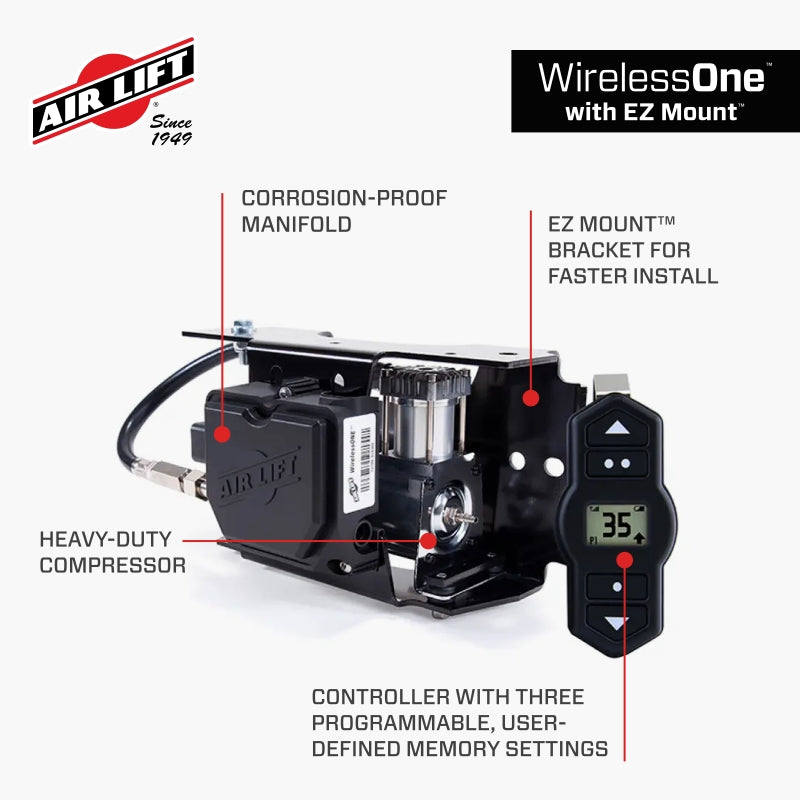Air Lift Wireless One (2nd Generation) w/EZ Mount
