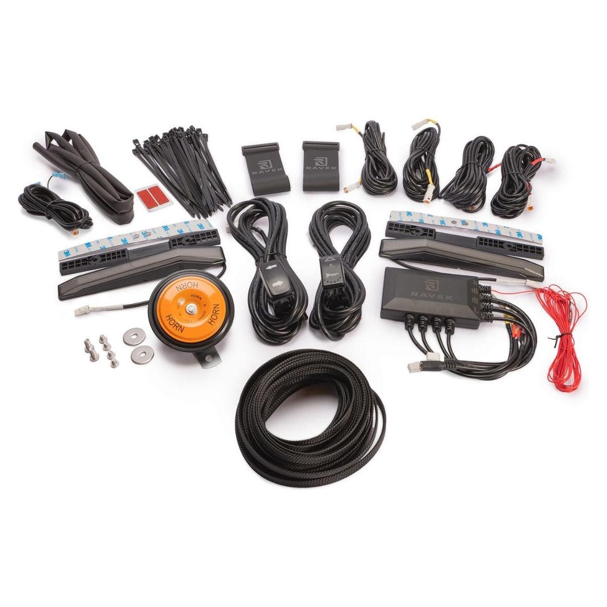 Polaris Ranger Plug & Play Auto-Cancel Turn Signal Kit with White Running Lights