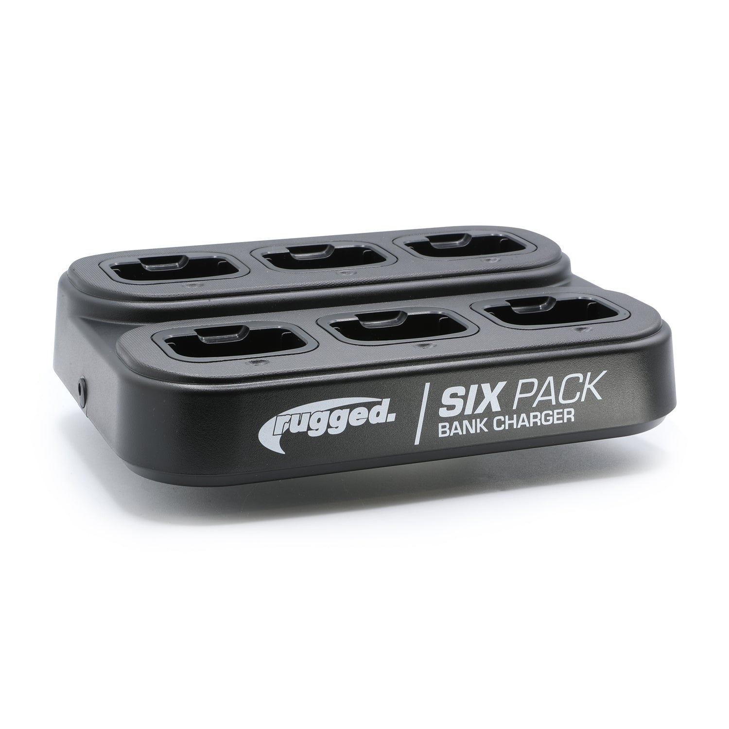 6 Pack - Rugged GMR2 PLUS - GMRS and FRS Two Way Handheld Radios with Bank Charger