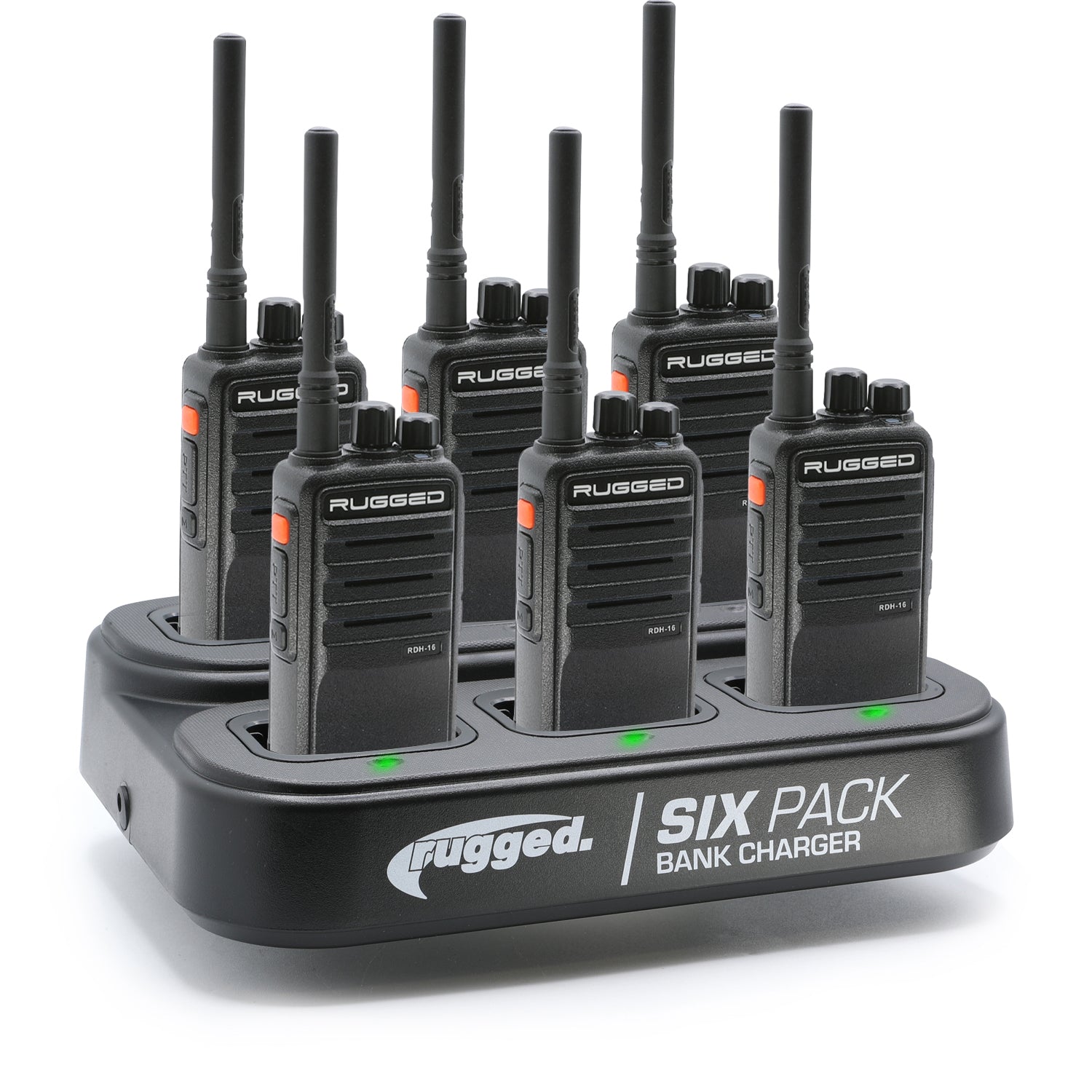 6 PACK - Choose Your Business Band Two Way Handheld Radio - RDH-16