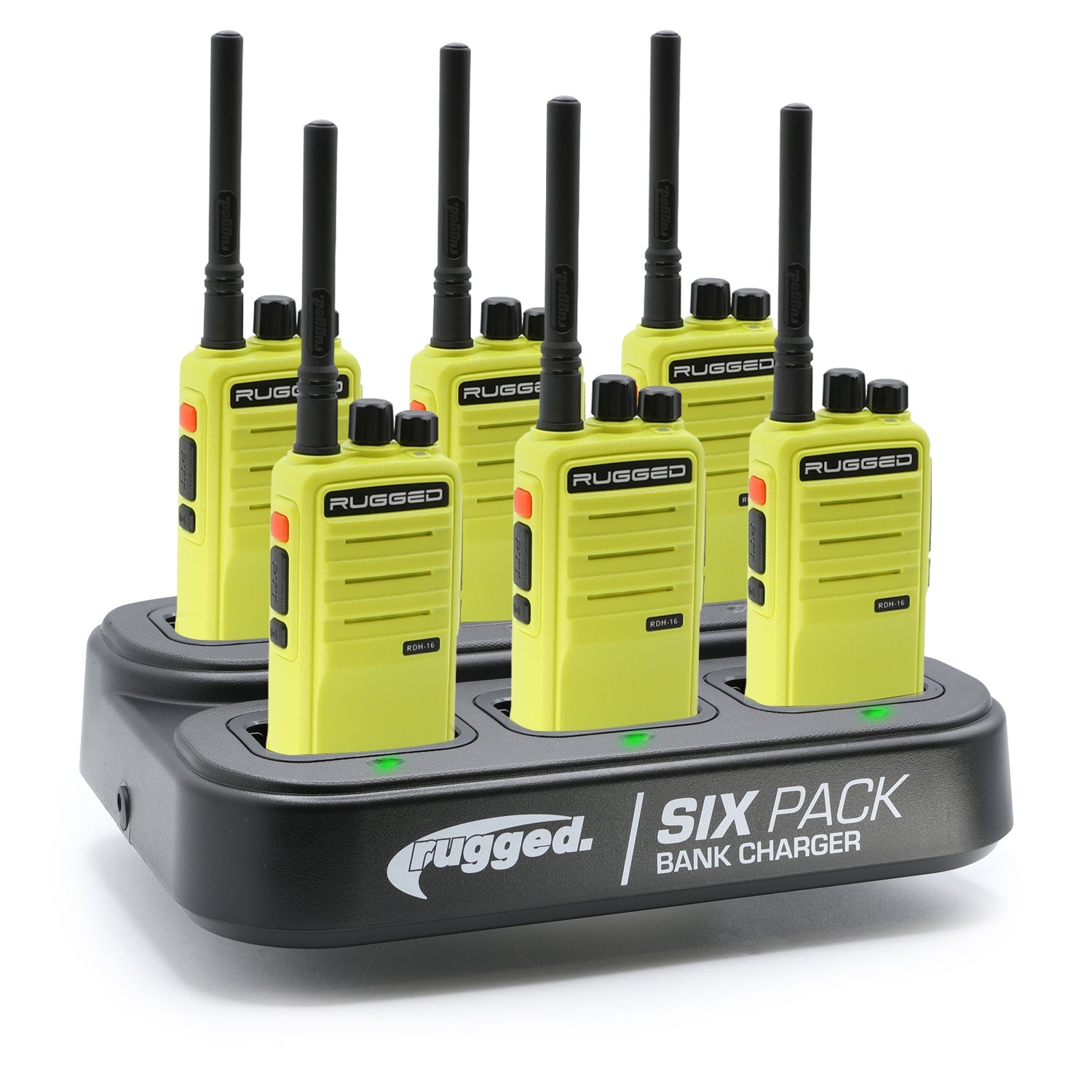 6 PACK - Choose Your Business Band Two Way Handheld Radio - RDH-16