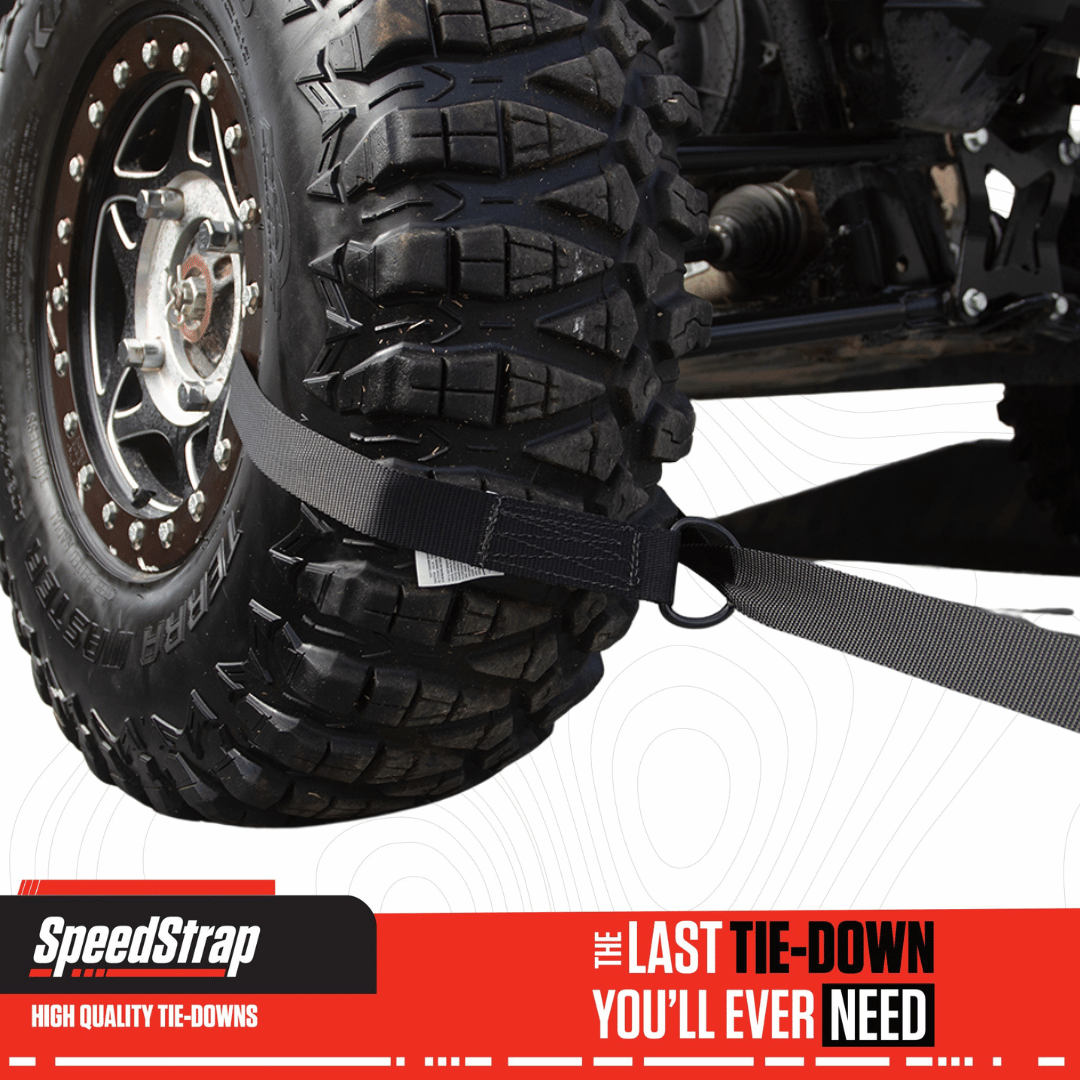 1.5" Wheel Lasso Tie-Down (2 Pack) - Black - SpeedStrap