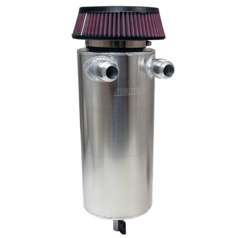 Moroso 6in Diameter Dual -16AN Inlet Aluminum Breather Tank Catch Can
