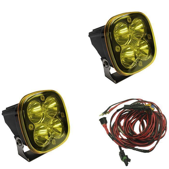 Baja Designs Squadron Racer Edition, Pair Amber, Spot LED