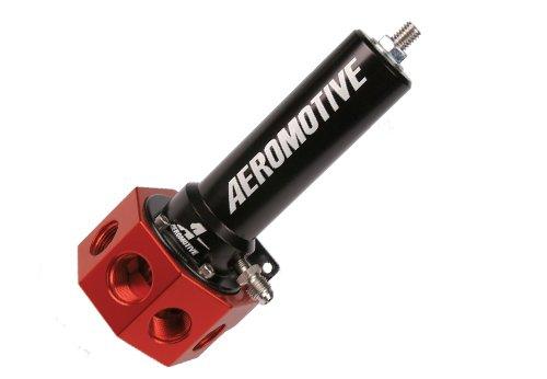 Aeromotive Regulator - 30-120 PSI - .500 Valve - 2x AN-10 Inlets / AN-10 Bypass
