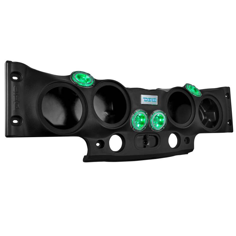 DS18 2007-18 Jeep JK/JKU Soundbar System Fits 4 x 8in Speakers (Not Included)- Black