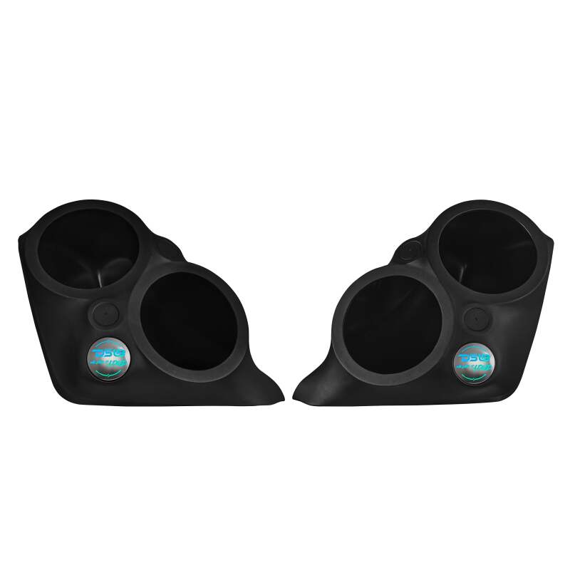 DS18 2015+ Polaris Slingshot Front Fender Dual 8in Speaker Enclosure w/ LEDs (Speakers Not Included)