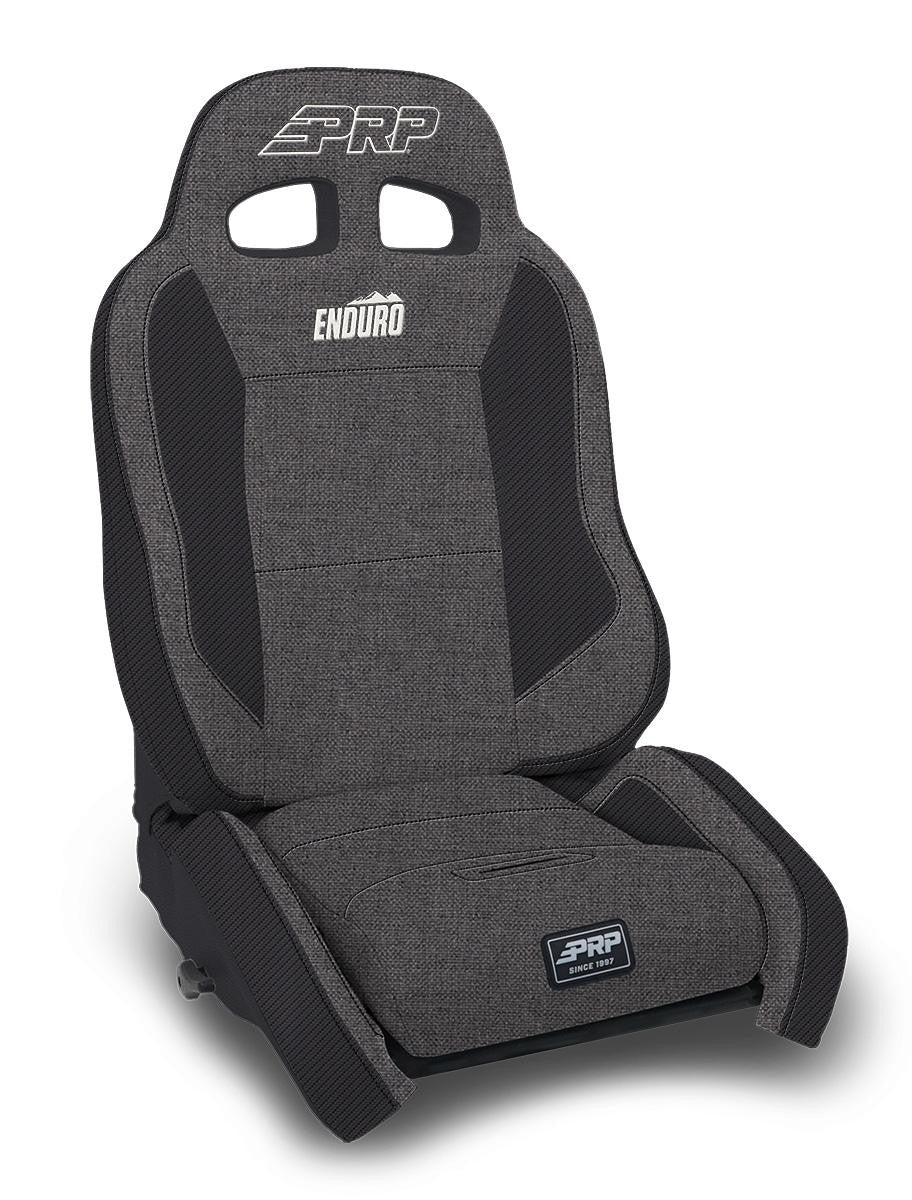 EnduroCrawl Reclining Suspension Seat, Black & Green Tweed