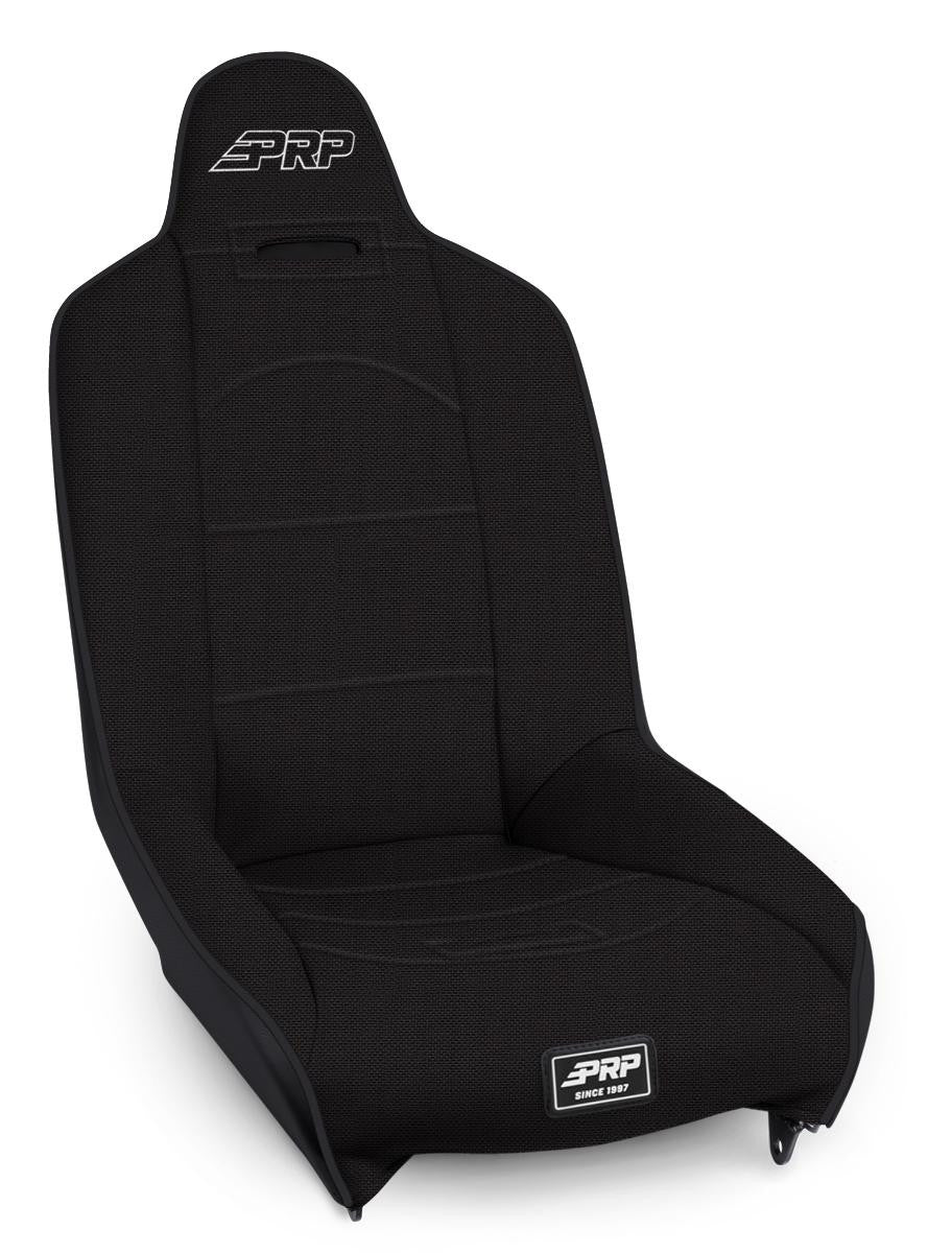 Roadster High Back Suspension Seat; All Black