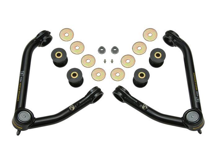 Icon 2007-2016 GM 1500 Delta Joint Tubular Upper Control Arm Kit (Small Taper)
