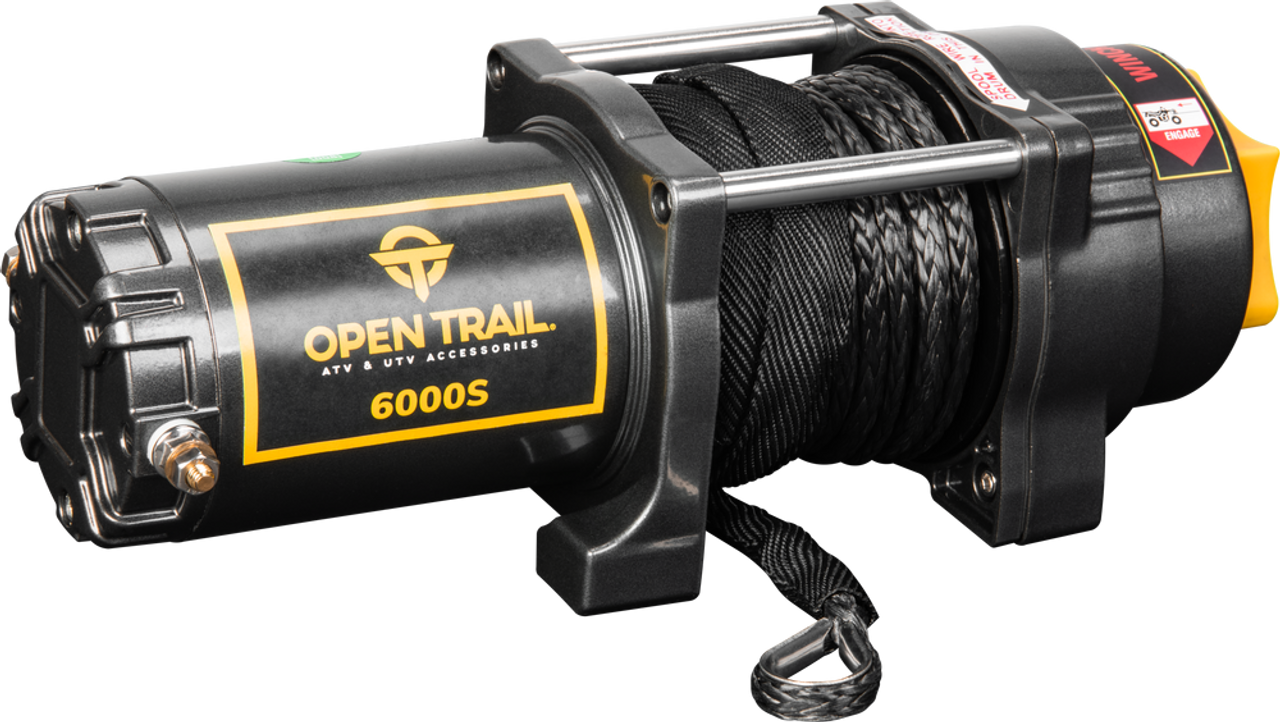 Open Trail 6000LB SYNTHETIC ROPE WINCH