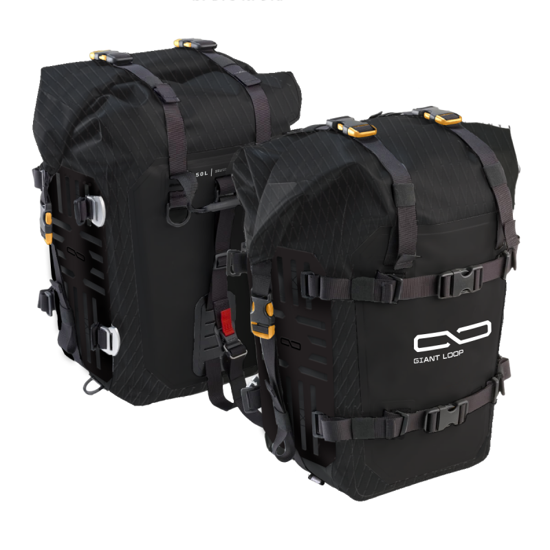Giant Loop MotoTrekk Panniers 50L - Black