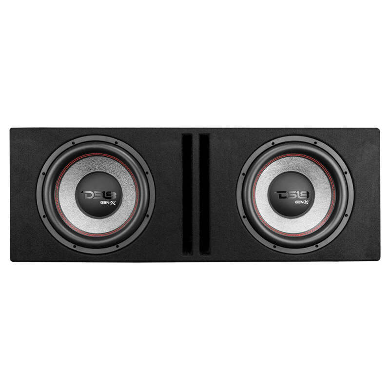 DS18 Dual 12in Loaded 900 Watts RMS 2x GEN-X124D Ported Enclosure Speakers Included
