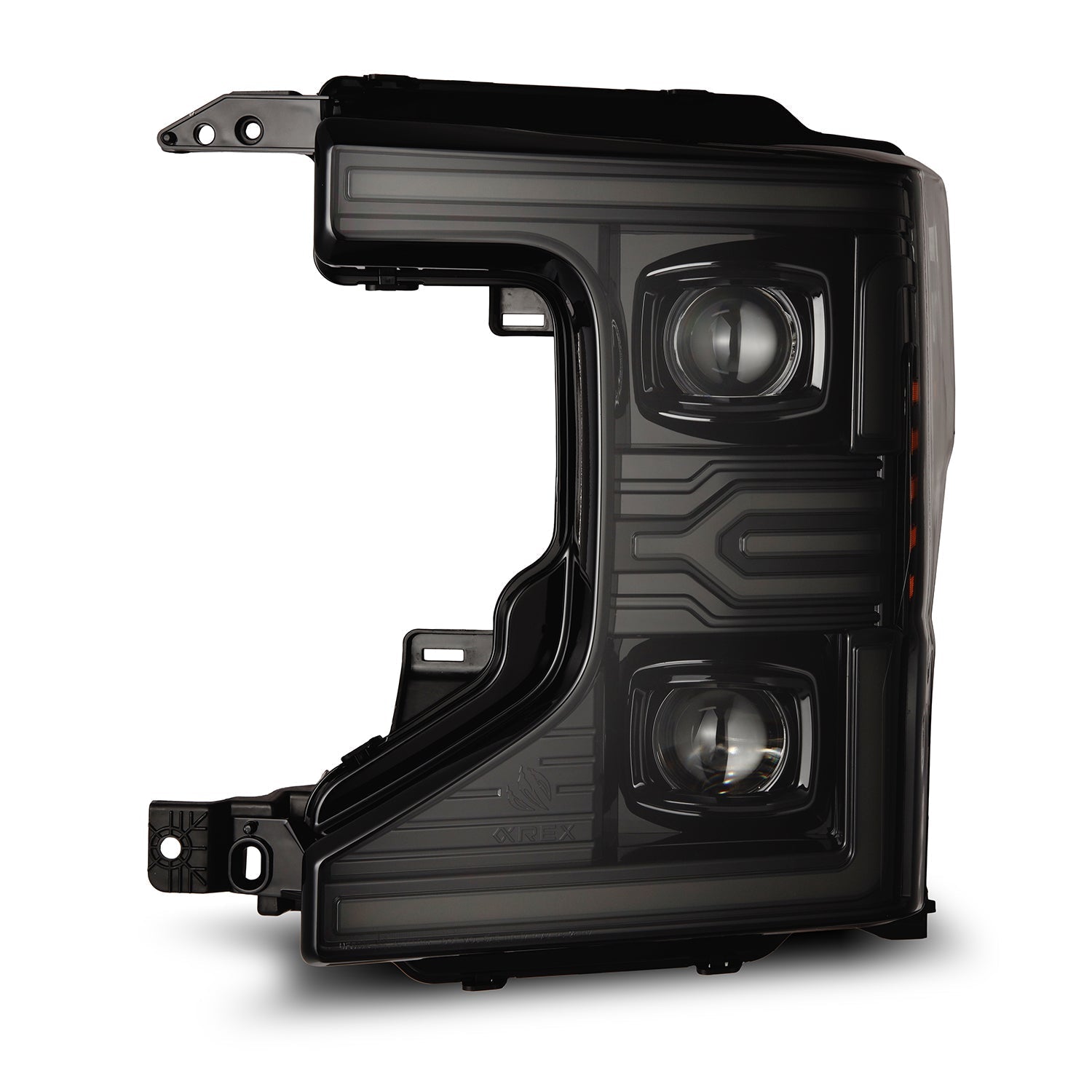 Alpha Rex 20-22 Ford Super Duty LUXX-Series LED Projector Headlights Alpha-Black