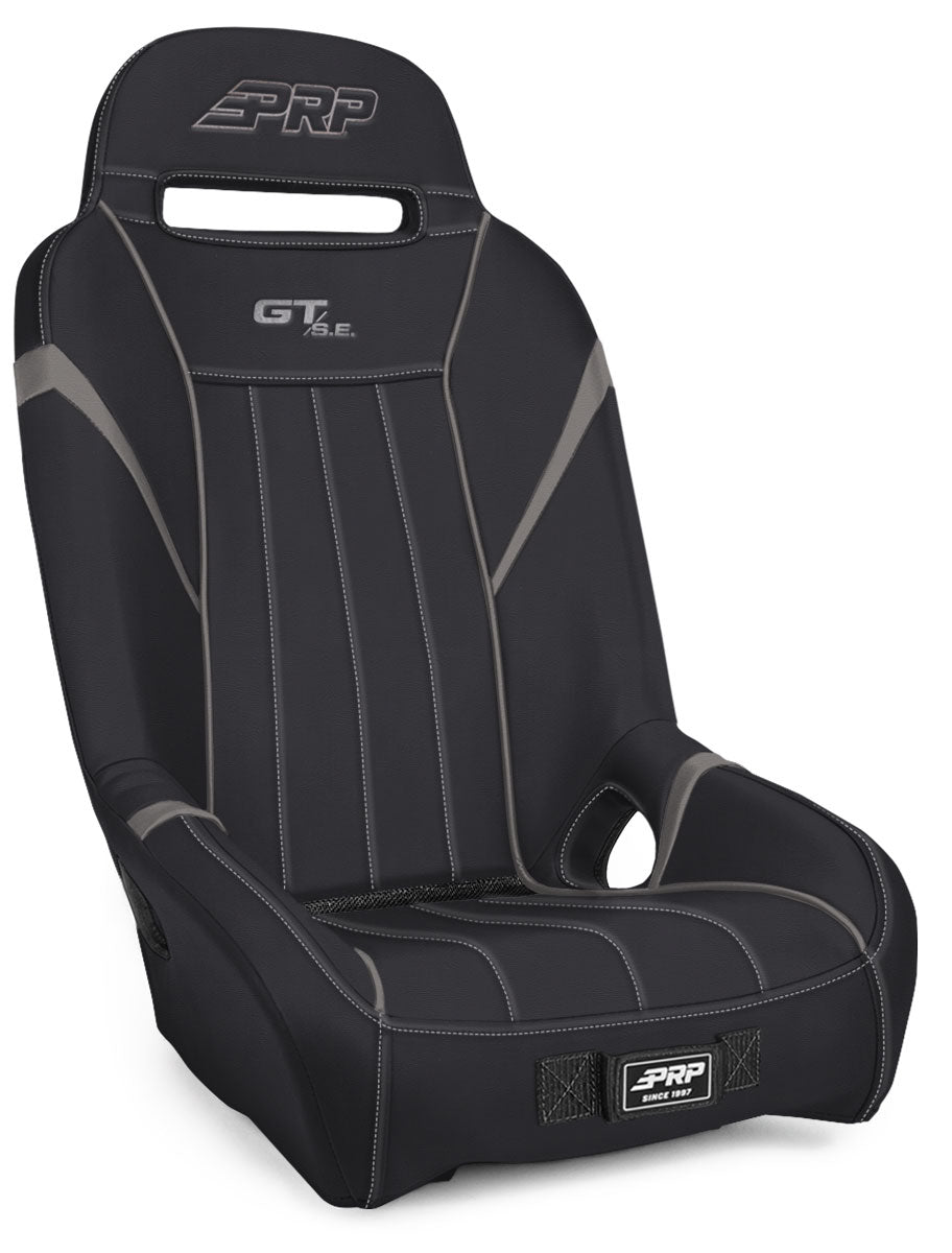 GT/S.E. Rear Suspension Seat, Black and Grey