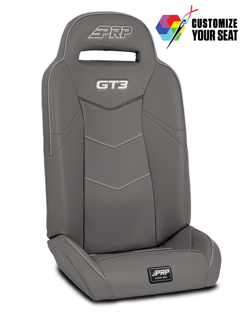 GT3 Fold Flat Rear Suspension Seats for Polaris RZR PRO XP4, PRO R4, Turbo R4 (Pair) - Custom