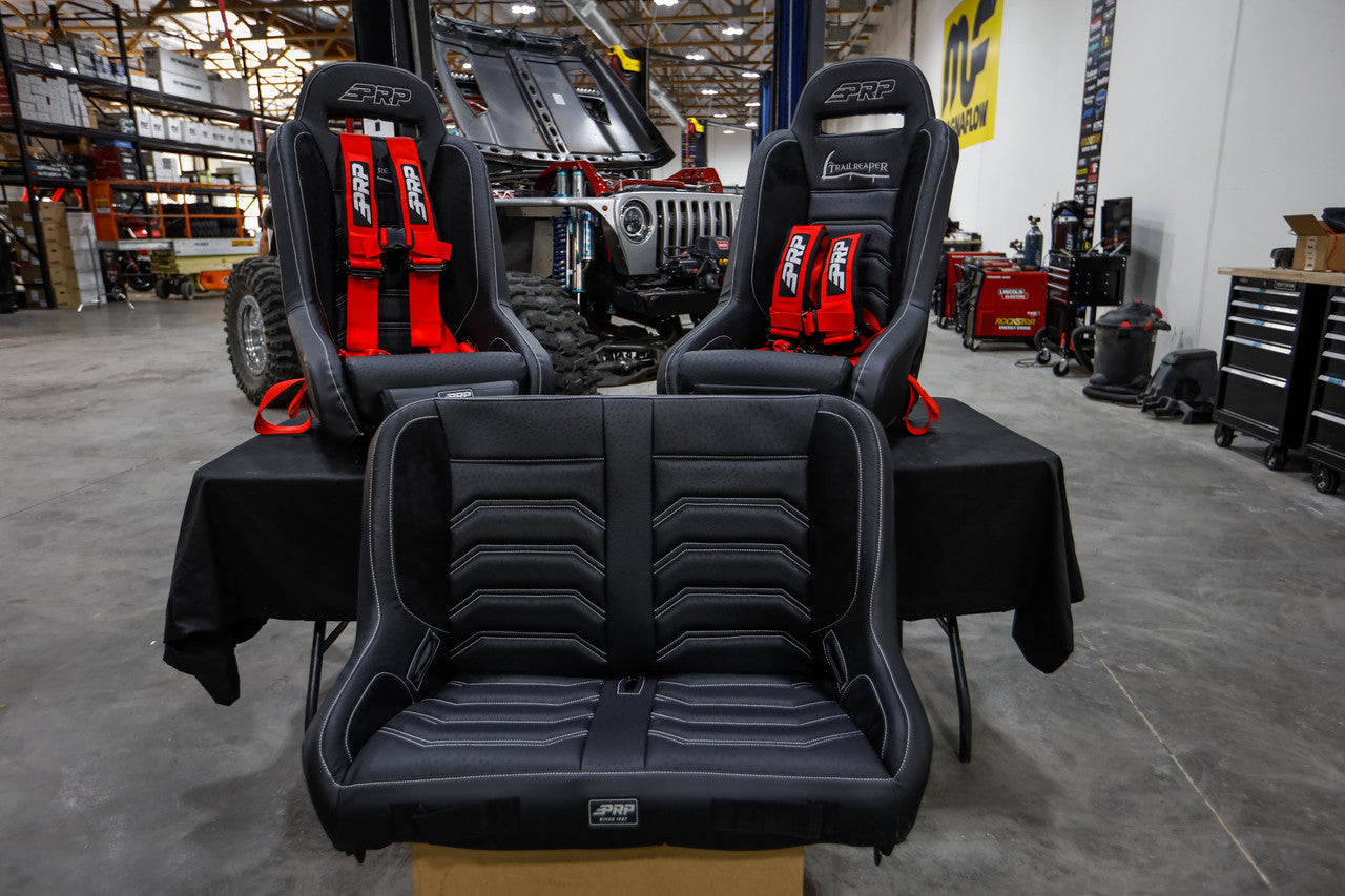 Elite Series High Back Rear Suspension Bench Seat - 40"
