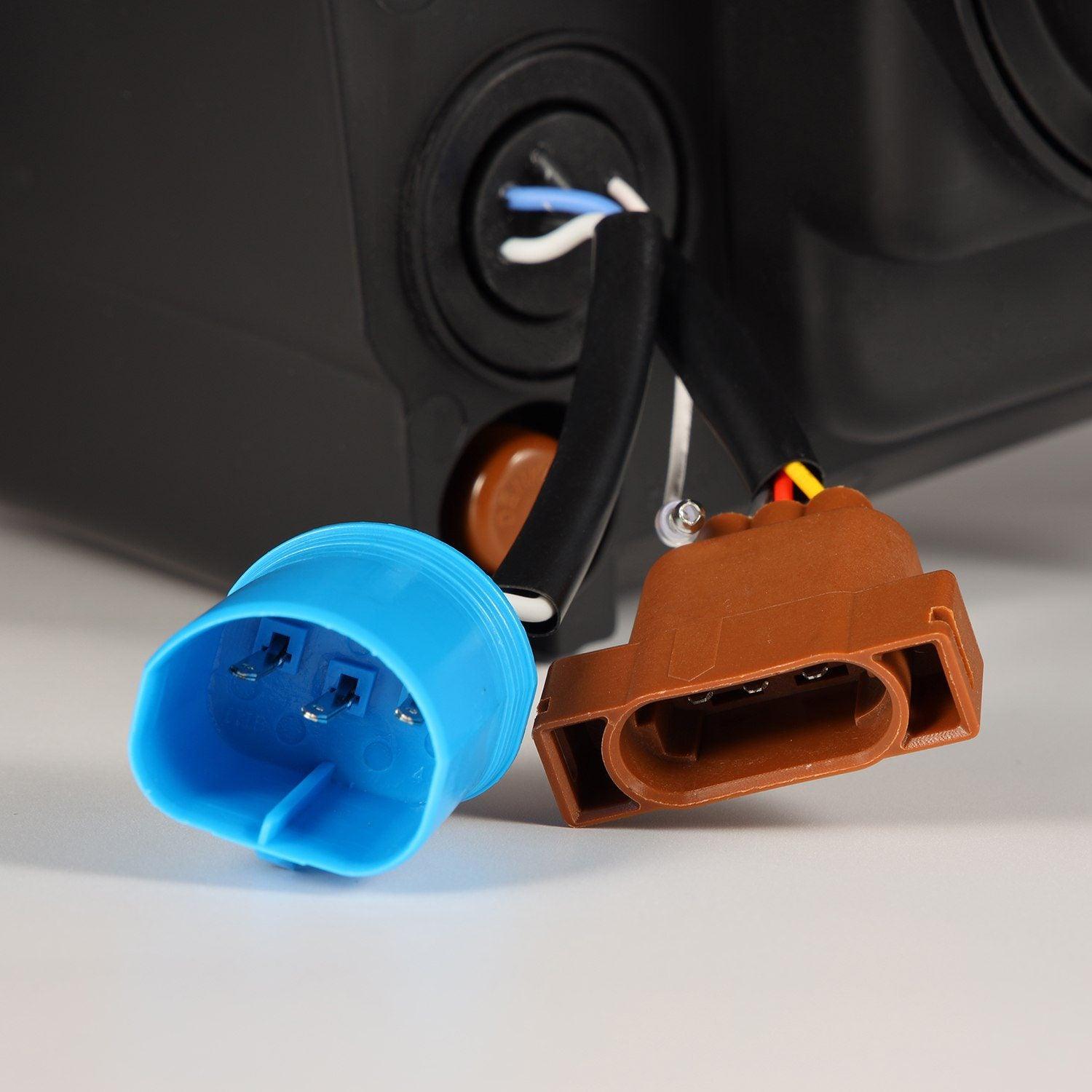 Alpha Rex 02-05 Dodge Ram LUXX-Series LED Projector Headlights Black