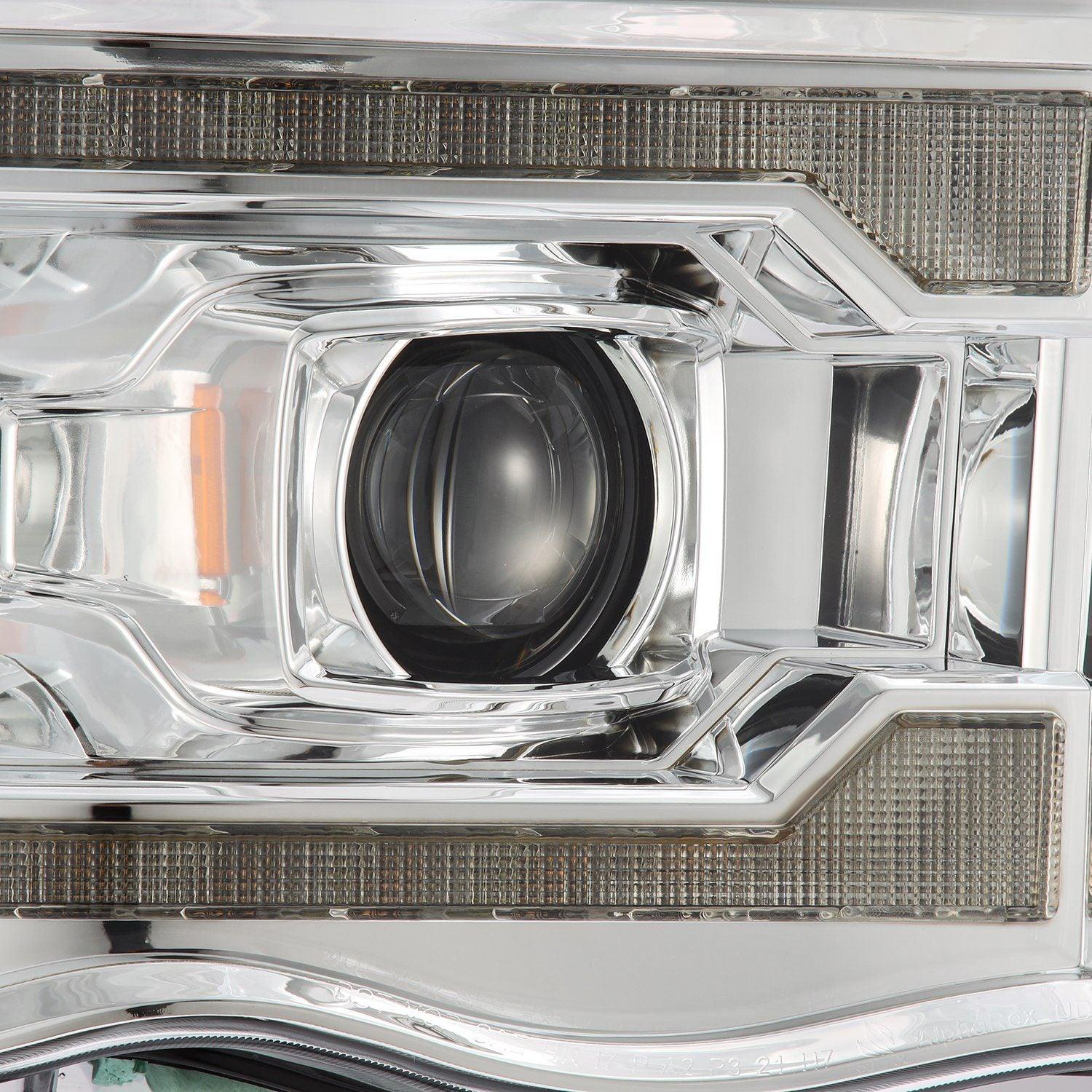Alpha Rex 02-05 Dodge Ram LUXX-Series LED Projector Headlights Chrome