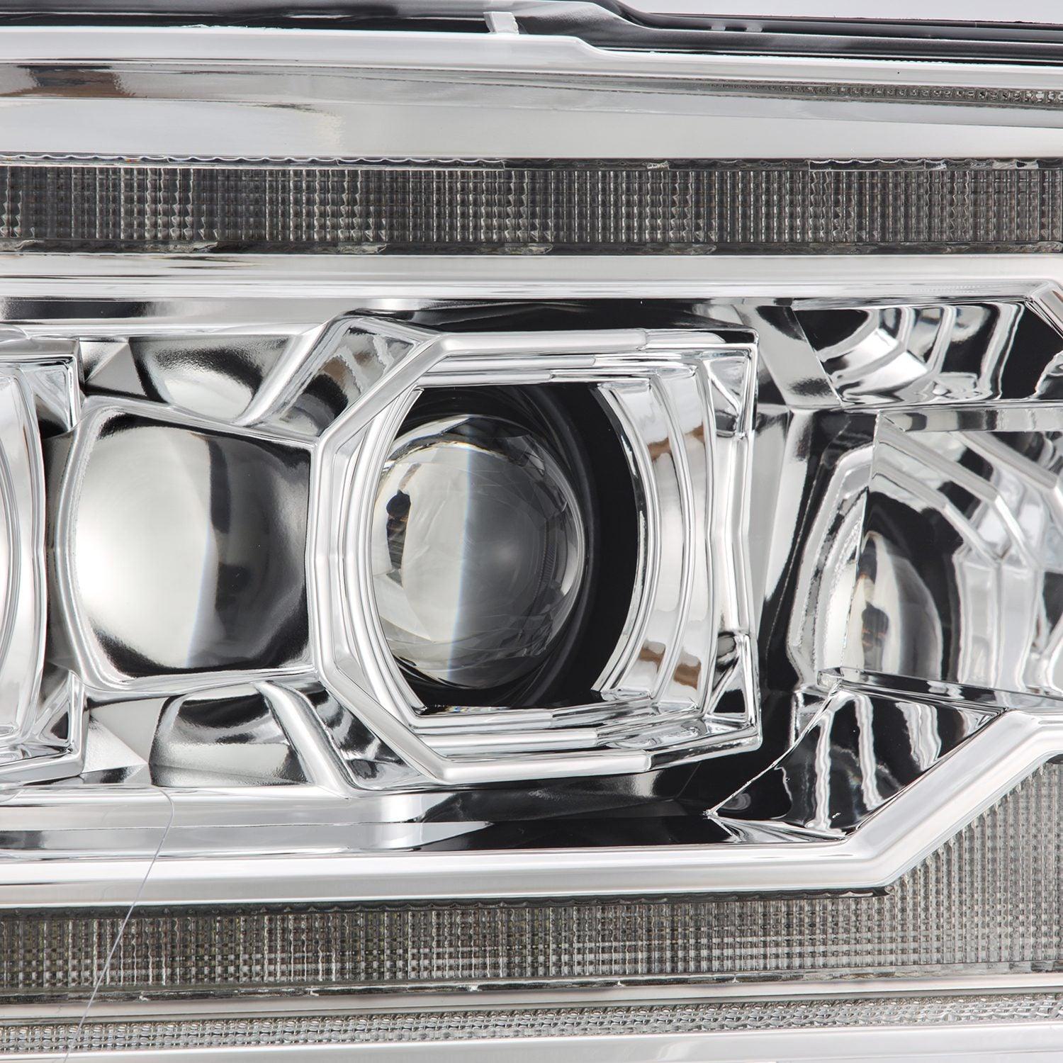 Alpha Rex 09-18 Ram Truck LUXX-Series (5th Gen 2500 G2 Style) LED Projector Headlights Chrome