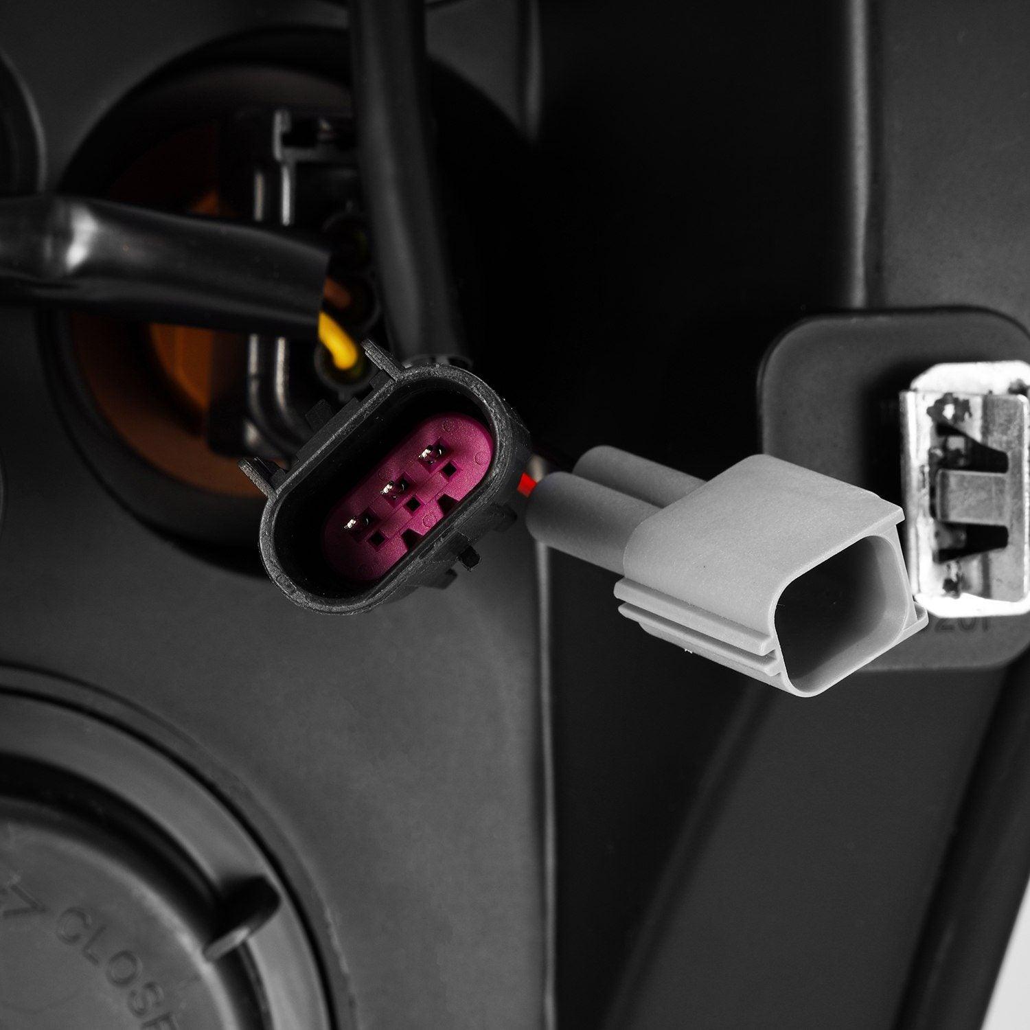 Alpha Rex 08-10 Ford Super Duty LUXX-Series LED Projector Headlights Black