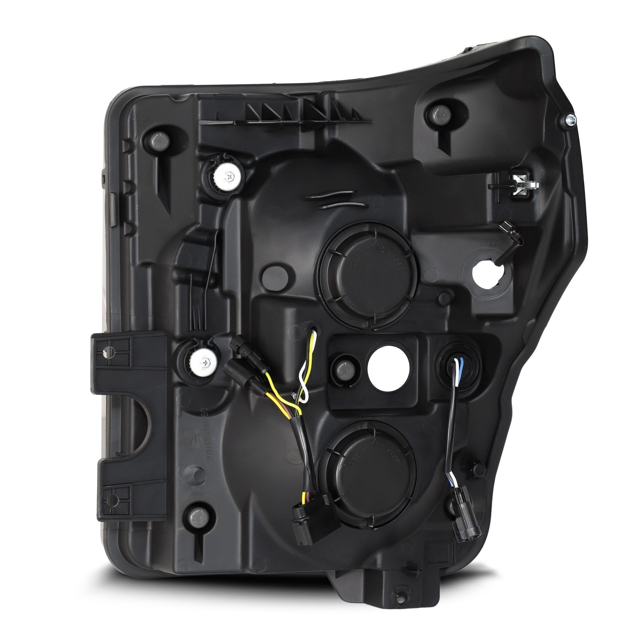 Alpha Rex 11-16 Ford Super Duty NOVA-Series LED Projector Headlights Black