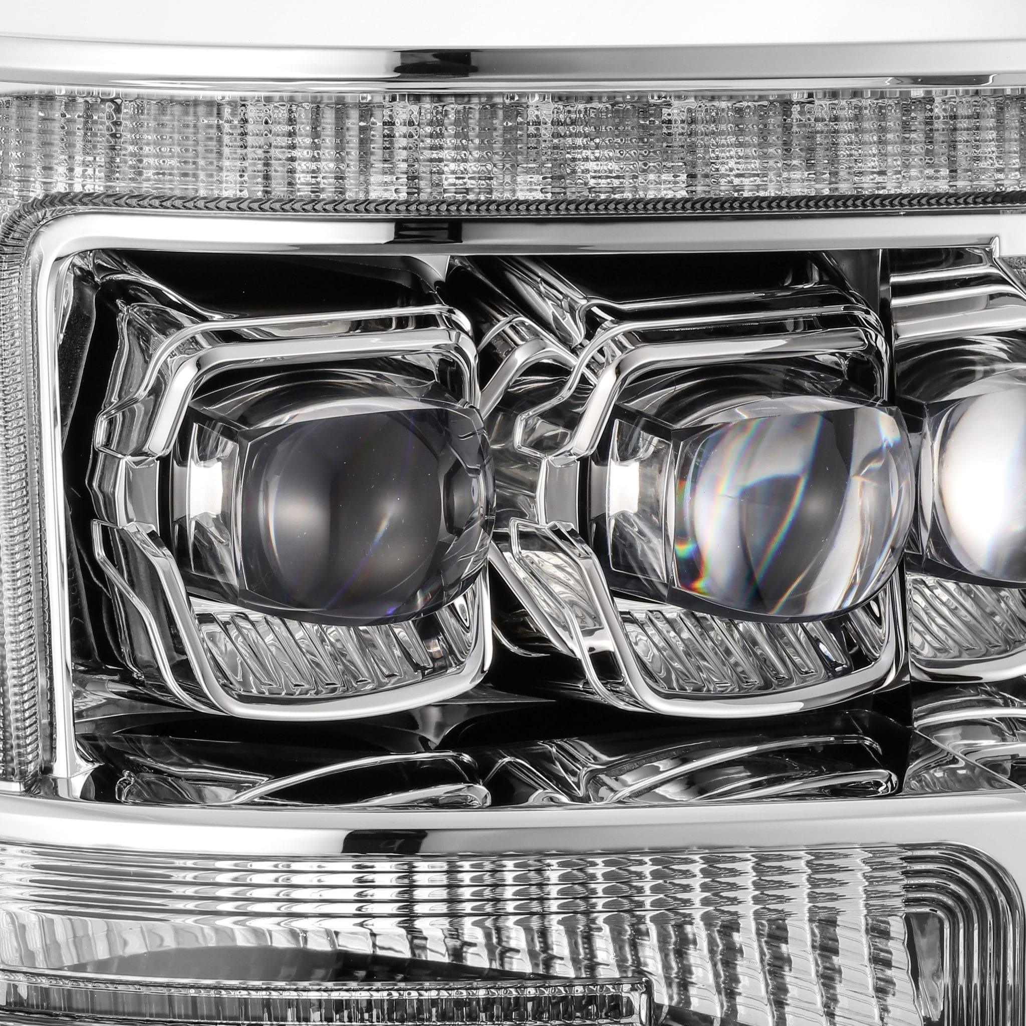 Alpha Rex 11-16 Ford Super Duty NOVA-Series LED Projector Headlights Chrome