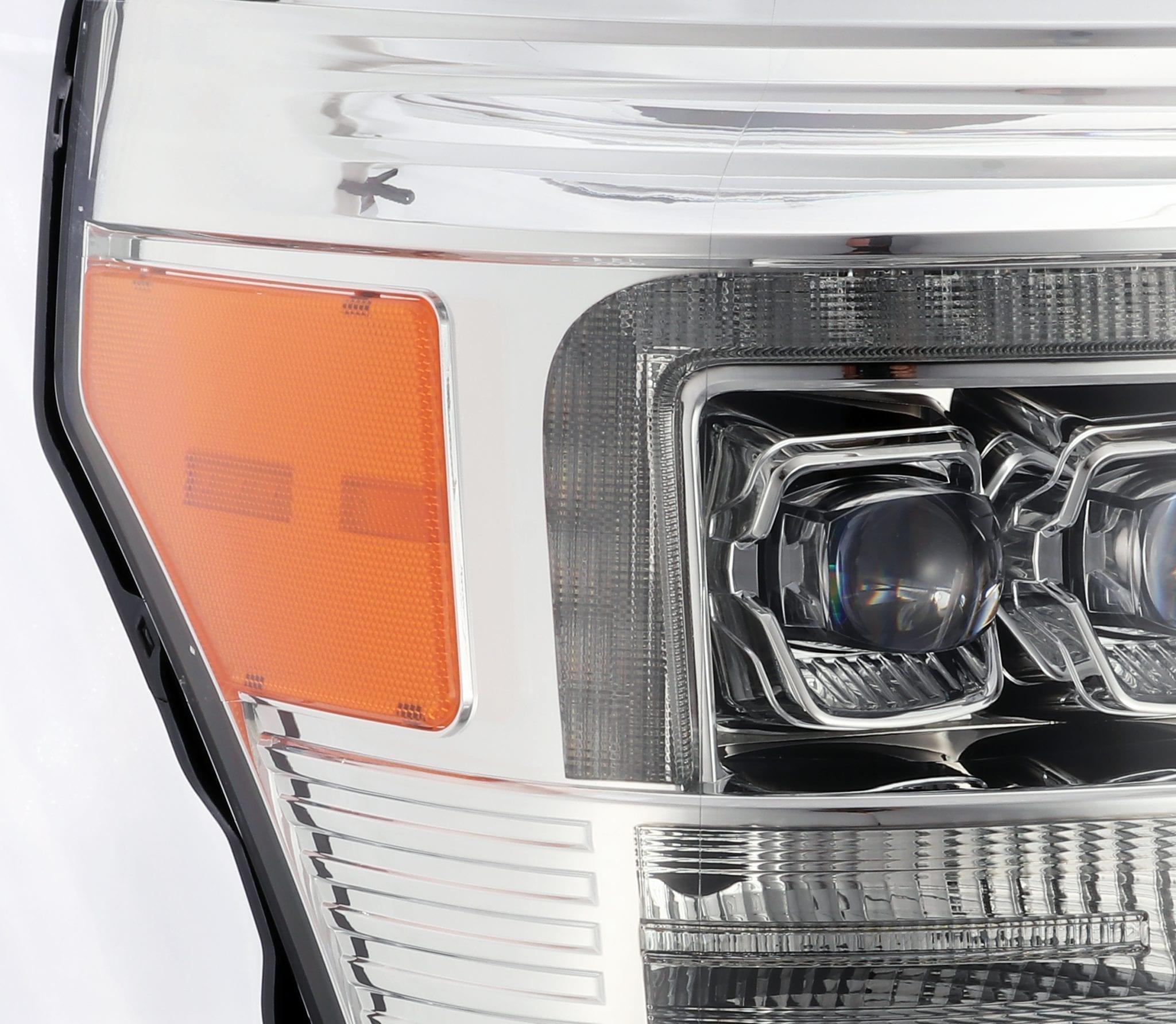 Alpha Rex 11-16 Ford Super Duty NOVA-Series LED Projector Headlights Chrome