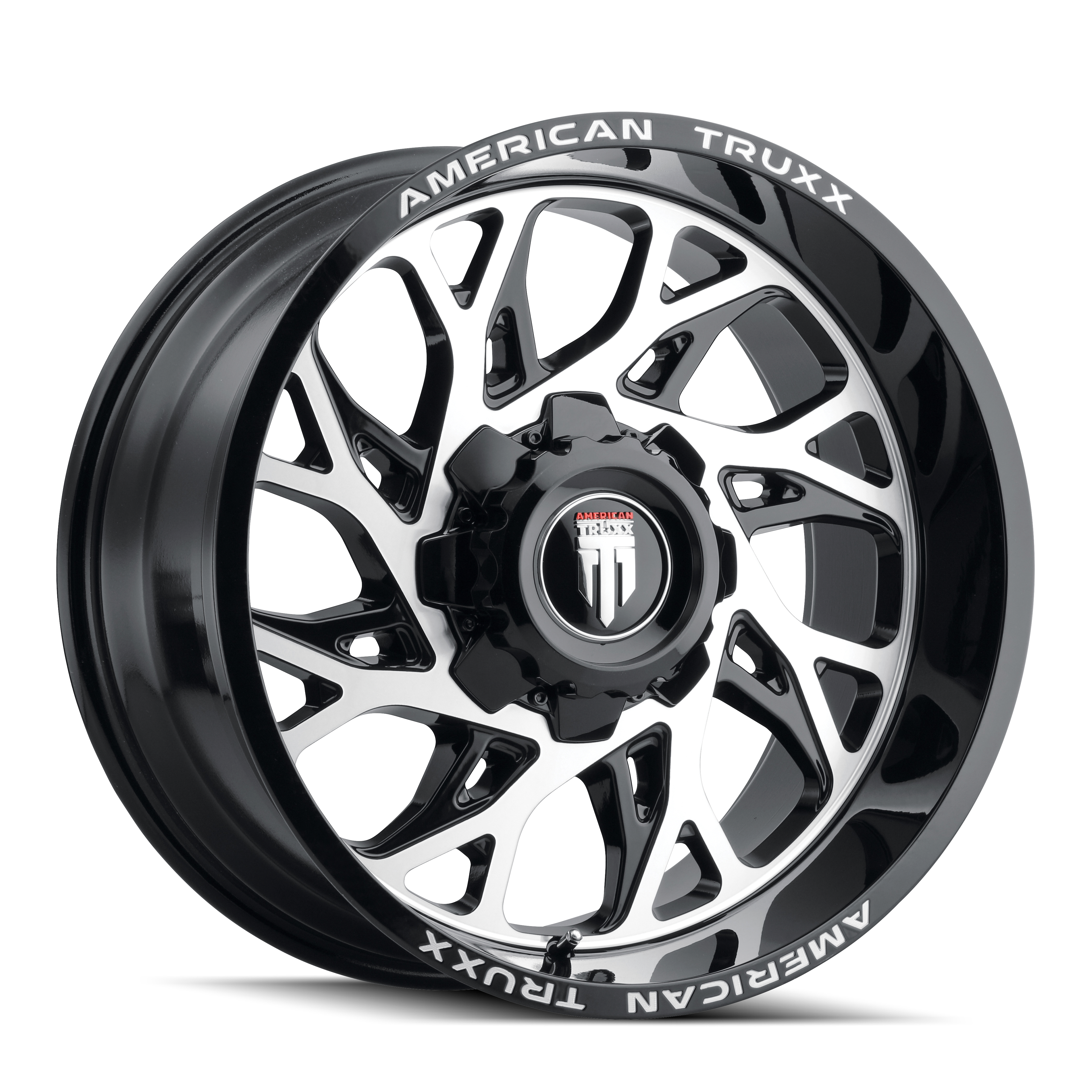 AMERICAN TRUXX AMERICAN TRUXX DESTINY AT1913 GLOSS BLACK MILLED 24X14 8-170 -76MM 125.2MM