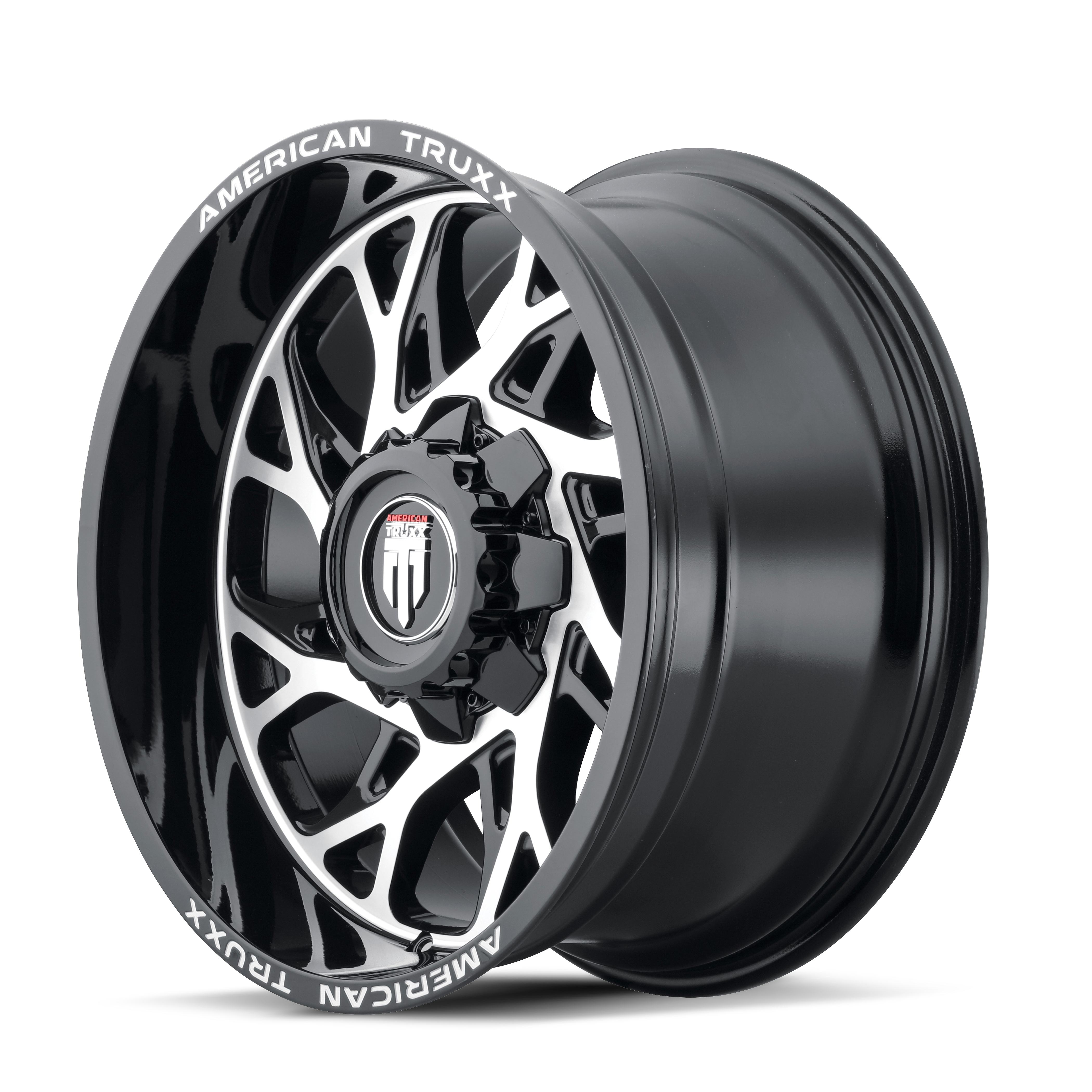AMERICAN TRUXX AMERICAN TRUXX DESTINY AT1913 GLOSS BLACK MILLED 24X14 8-170 -76MM 125.2MM