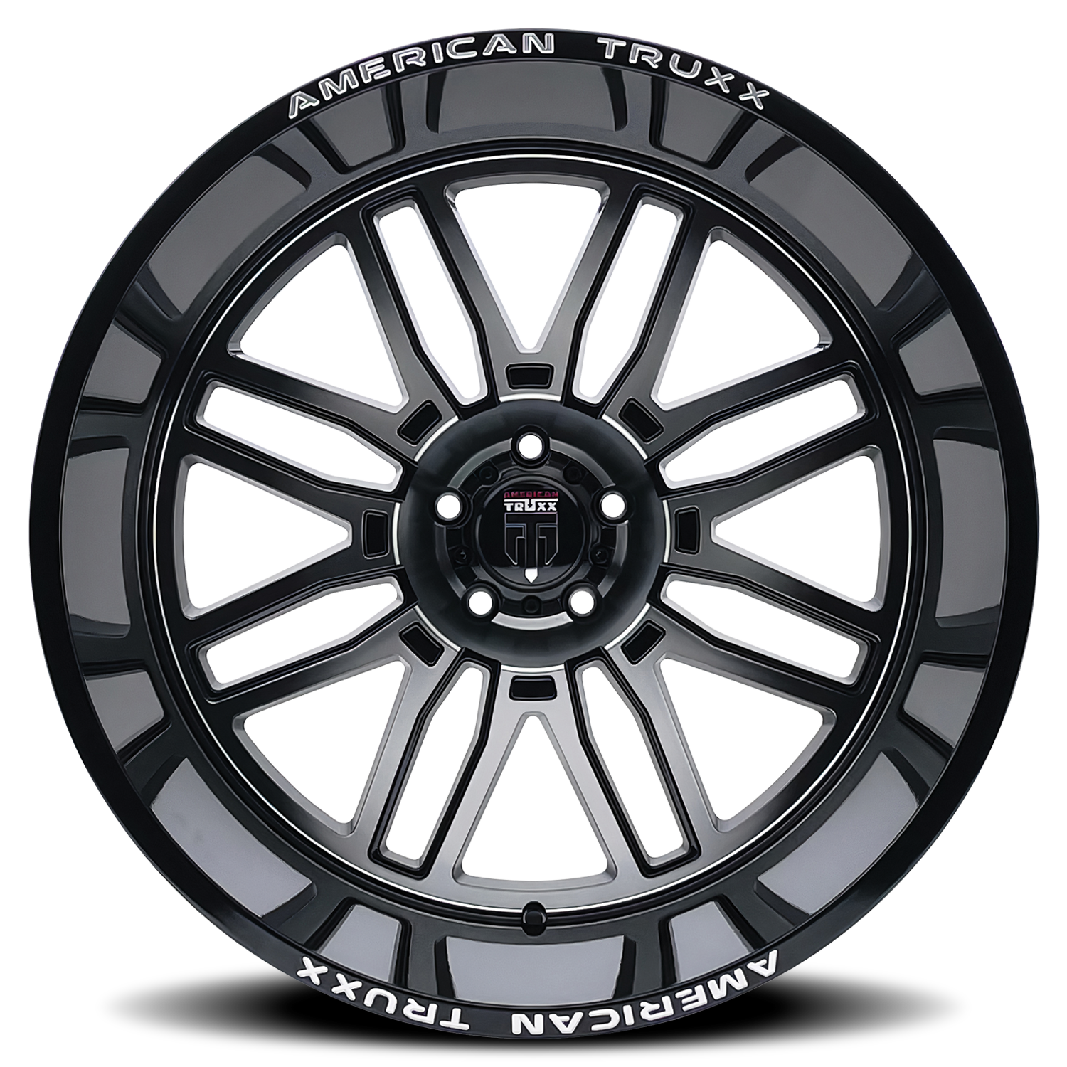 AMERICAN TRUXX AMERICAN TRUXX RESTLESS AT1915 BLACK MILLED 24X14 6-135 -76MM 87.1MM