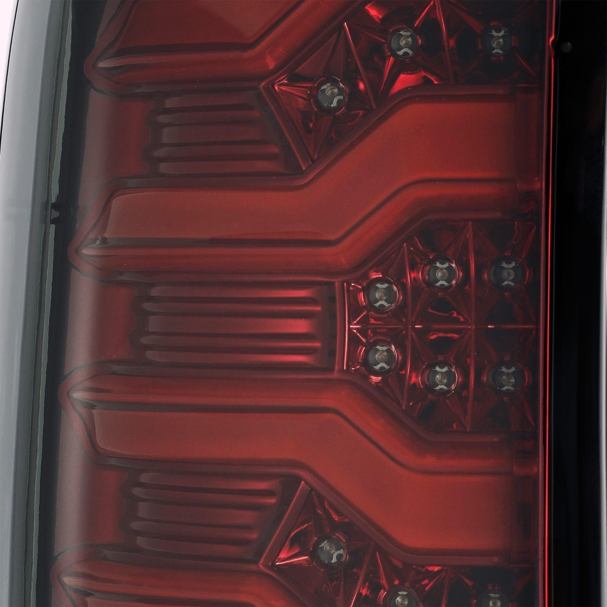 Alpha rex 14-18 Chevrolet Silverado 1500 / 15-19 Silverado 2500HD/3500HD / 15-19 GMC Sierra 3500HD Dually PRO-Series LED Tail Lights Red Smoke