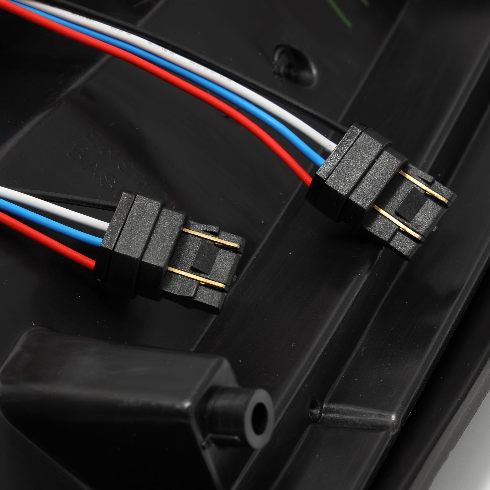 Alpha Rex 14-18 Chevrolet Silverado 1500 / 15-19 Silverado 2500HD/3500HD / 15-19 GMC Sierra 3500HD Dually PRO-Series LED Tail Lights Jet Black (ETA mid of Aug)