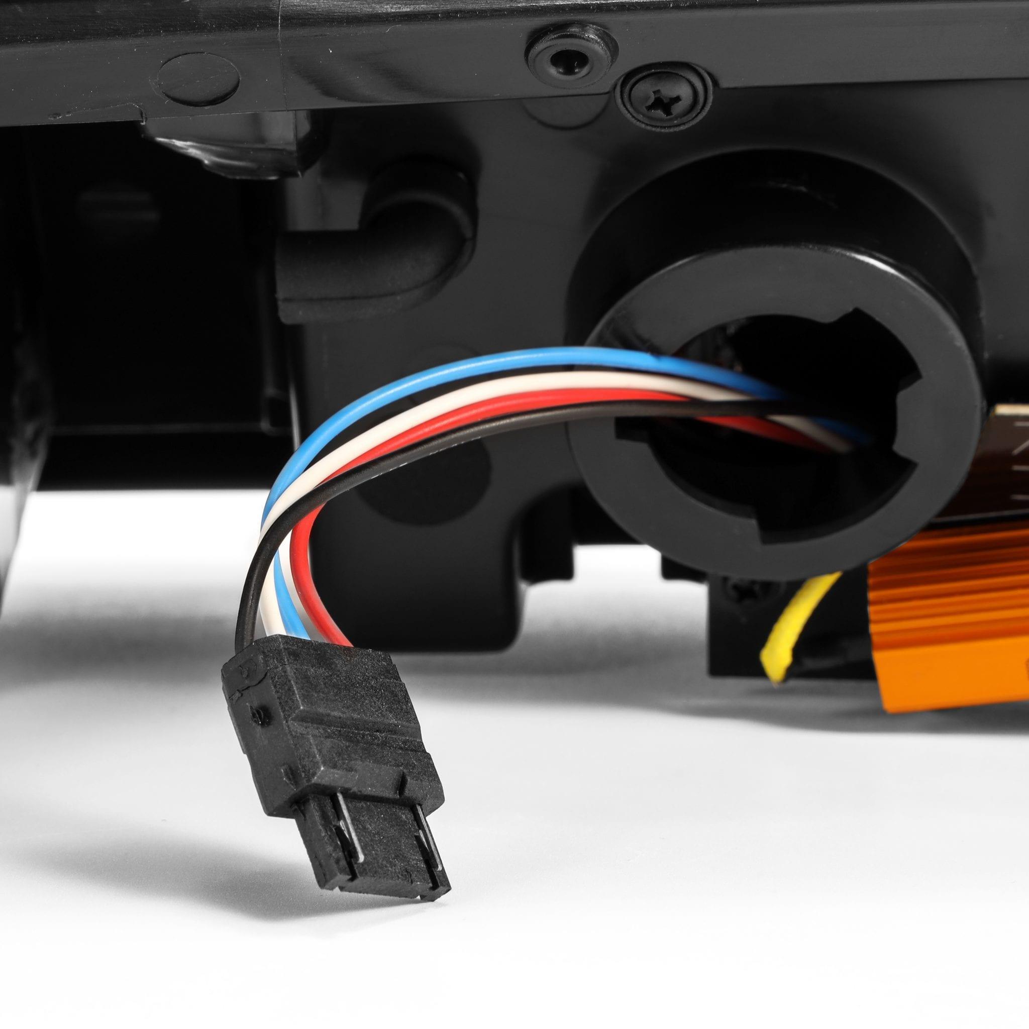 Alpha Rex 97-03 Ford F150 / 99-16 F250/F350 Super Duty PRO-Series LED Tail Lights Jet Black