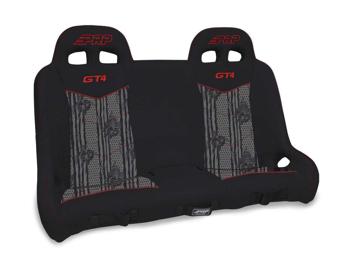 GT4 Quick Release Rear Suspension Bench Seat for Polaris RZR PRO XP4, PRO R4, Turbo R4 - Custom