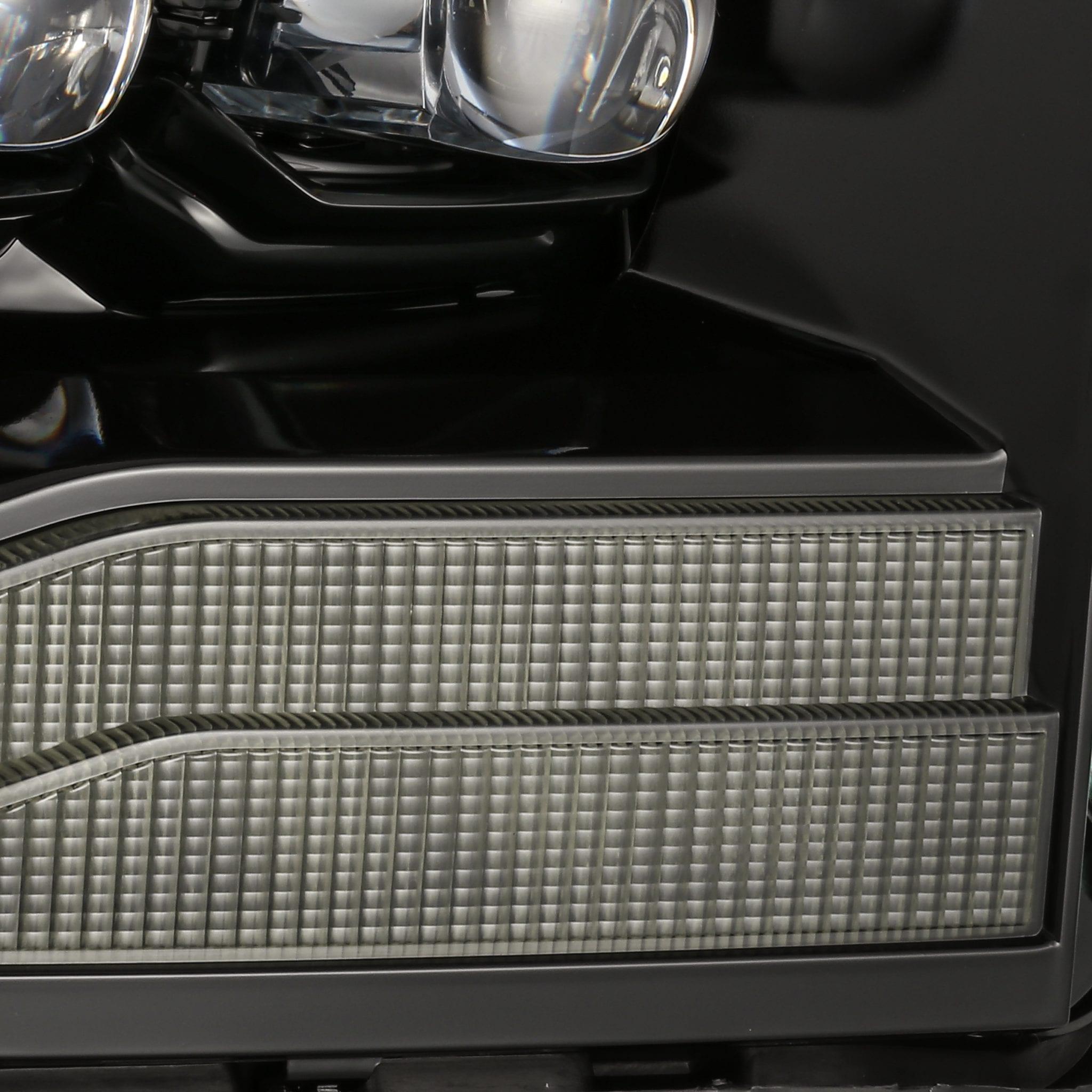 Alpha Rex 06-08 Dodge Ram NOVA-Series LED Projector Headlights Alpha-Black