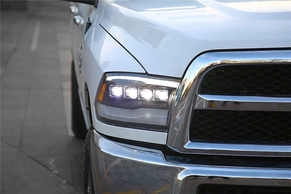 Alpha Rex 09-18 Ram Truck NOVA-Series LED Projector Headlights Jet Black