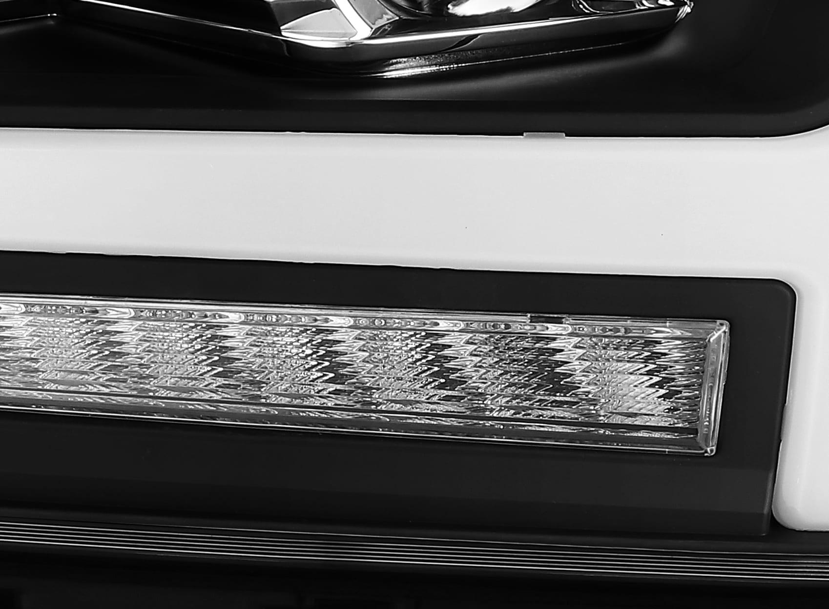 Alpha Rex 19-22 Ram 1500 LUXX-Series LED Projector Headlights Black