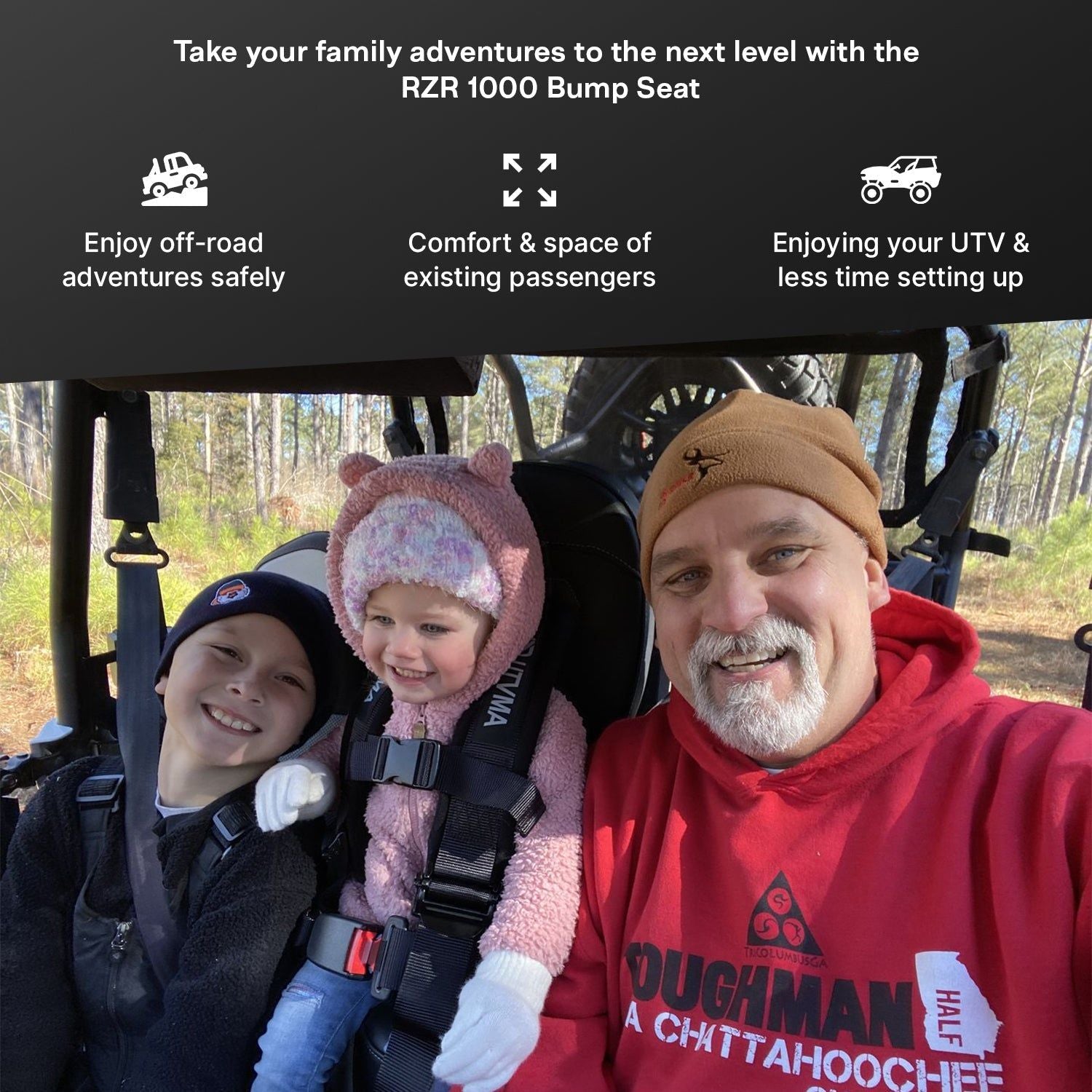 Polaris RZR XP 1000 / Turbo Bump Seat