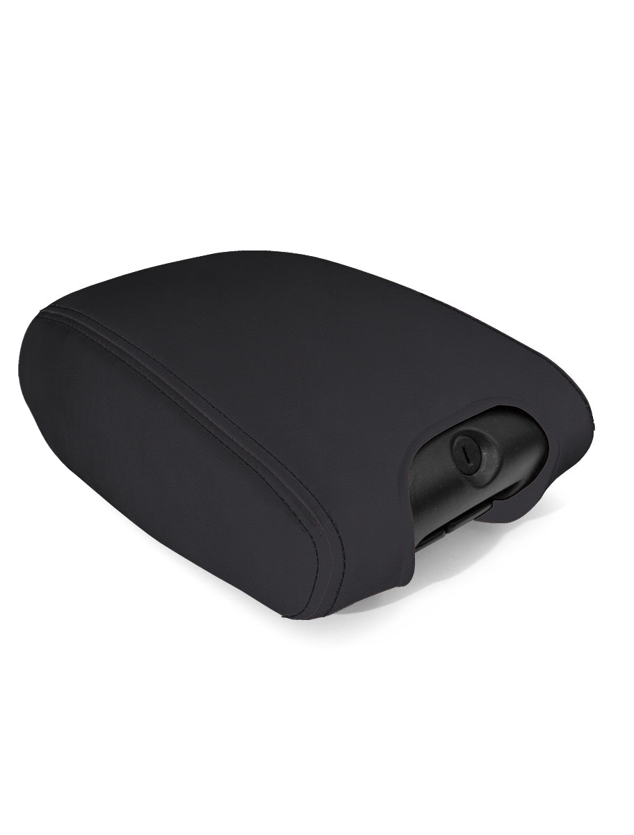 Center Console Cover for '11–'18 Jeep Wrangler JK/JKU - Black with Red Stitching