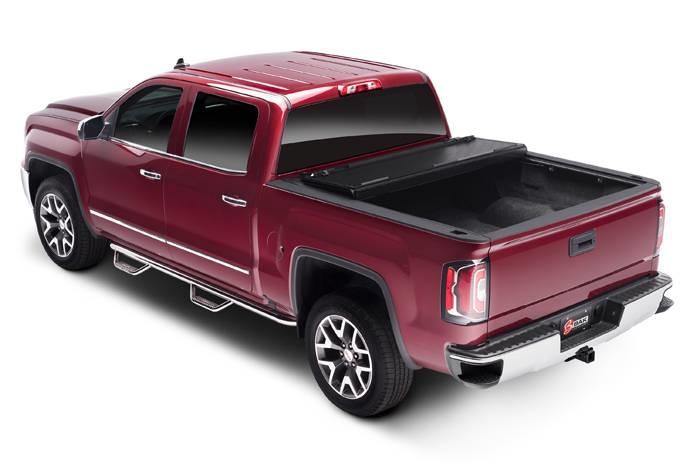 Bak Industries 2012-2017 DODGE RAM 2500 HARD FOLDING TONNEAU COVER (6' 4" BED) | BAKFLIP FIBERMAX - 1126203RB
