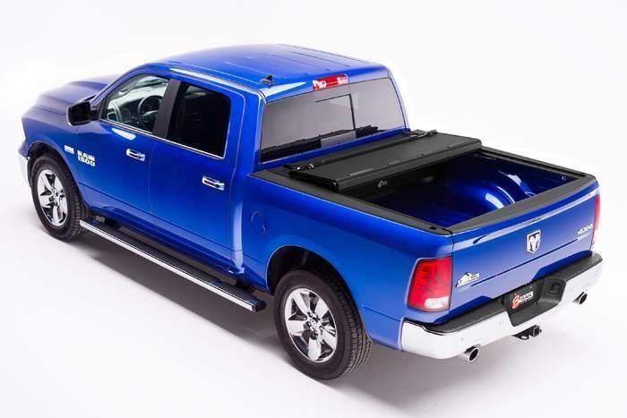Bak Industries 2009-2017 DODGE RAM 1500 HARD FOLDING TONNEAU COVER (5' 7" BED) | BAKFLIP MX4 - 448207RB