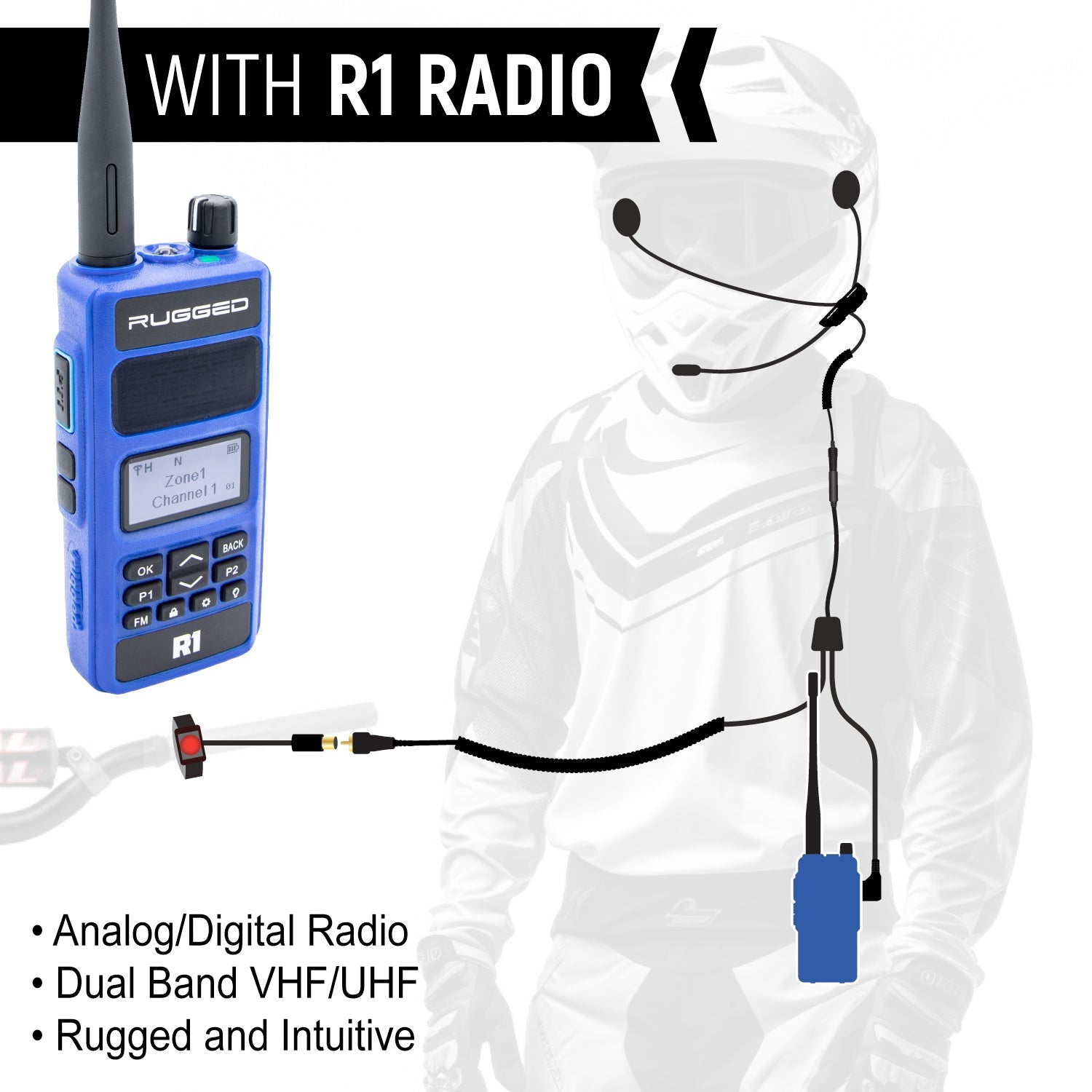 CONNECT BT2 Bluetooth Moto Kit with Radio