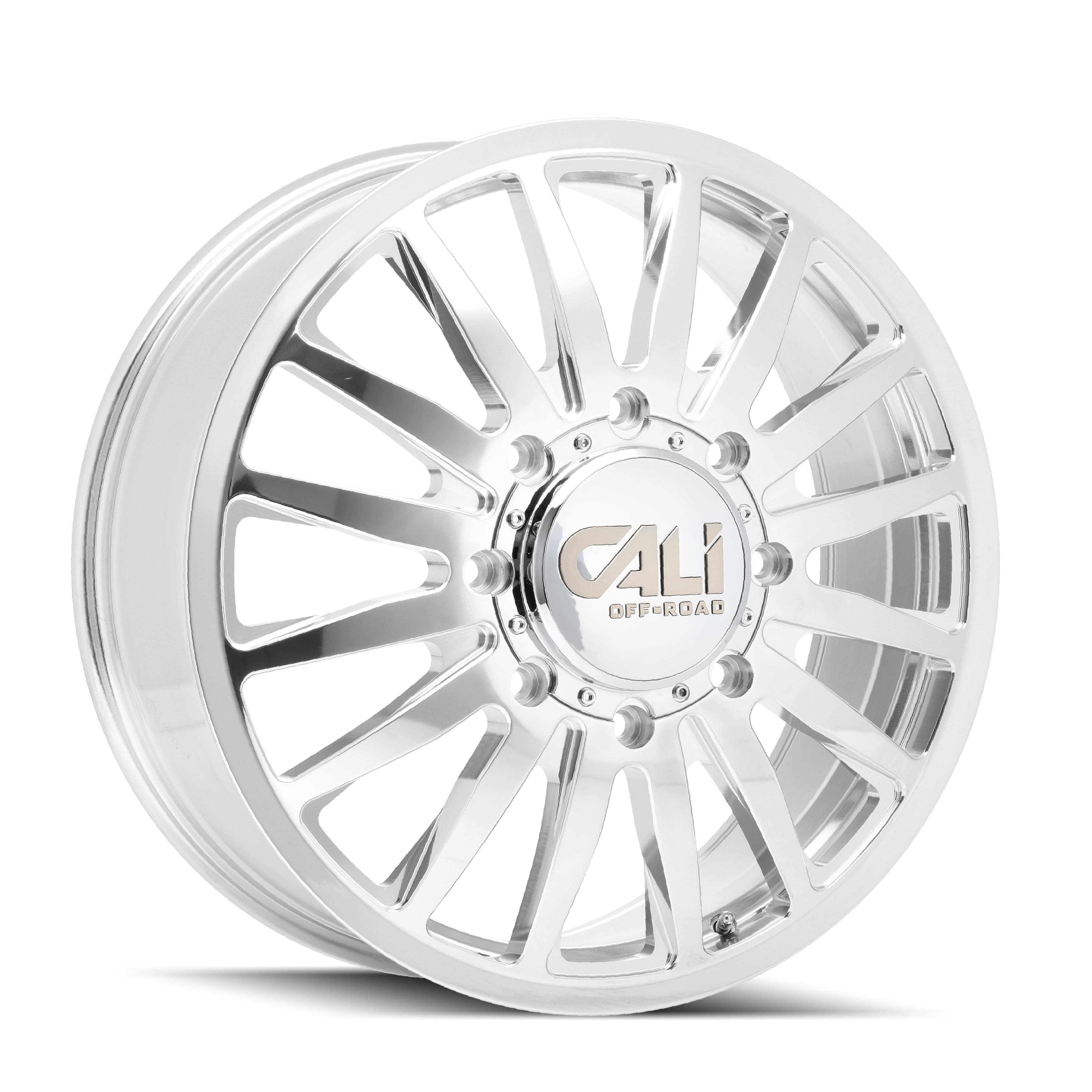 CALI OFF-ROAD CALI OFF-ROAD SUMMIT DUALLY REAR LIFTED 9110 POLISHED 22X8.25 8-200 -232MM 142MM