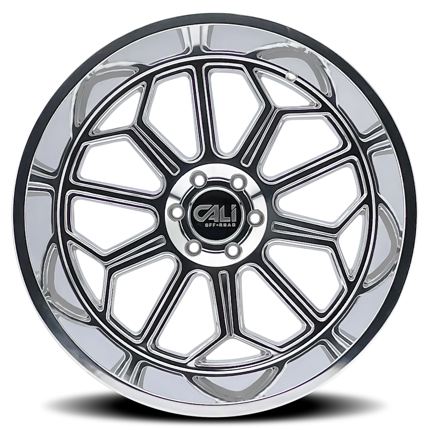 CALI OFF-ROAD CALI OFF-ROAD AUBURN 9117 POLISHED 20X10 6-135 -25MM 87.1MM