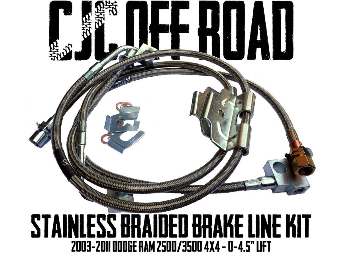 CJC Off Road Dodge 2003-2011 2500/3500 Stainless Steel Brake Line Kit