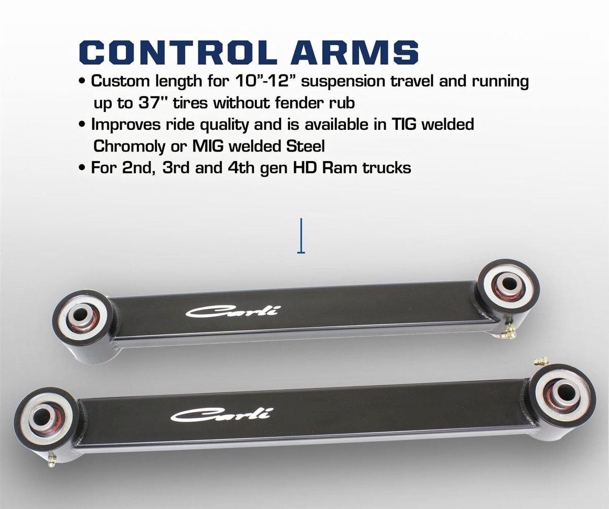 2003-2013 Carli Suspension Dodge Ram 2500/3500 Control Arms