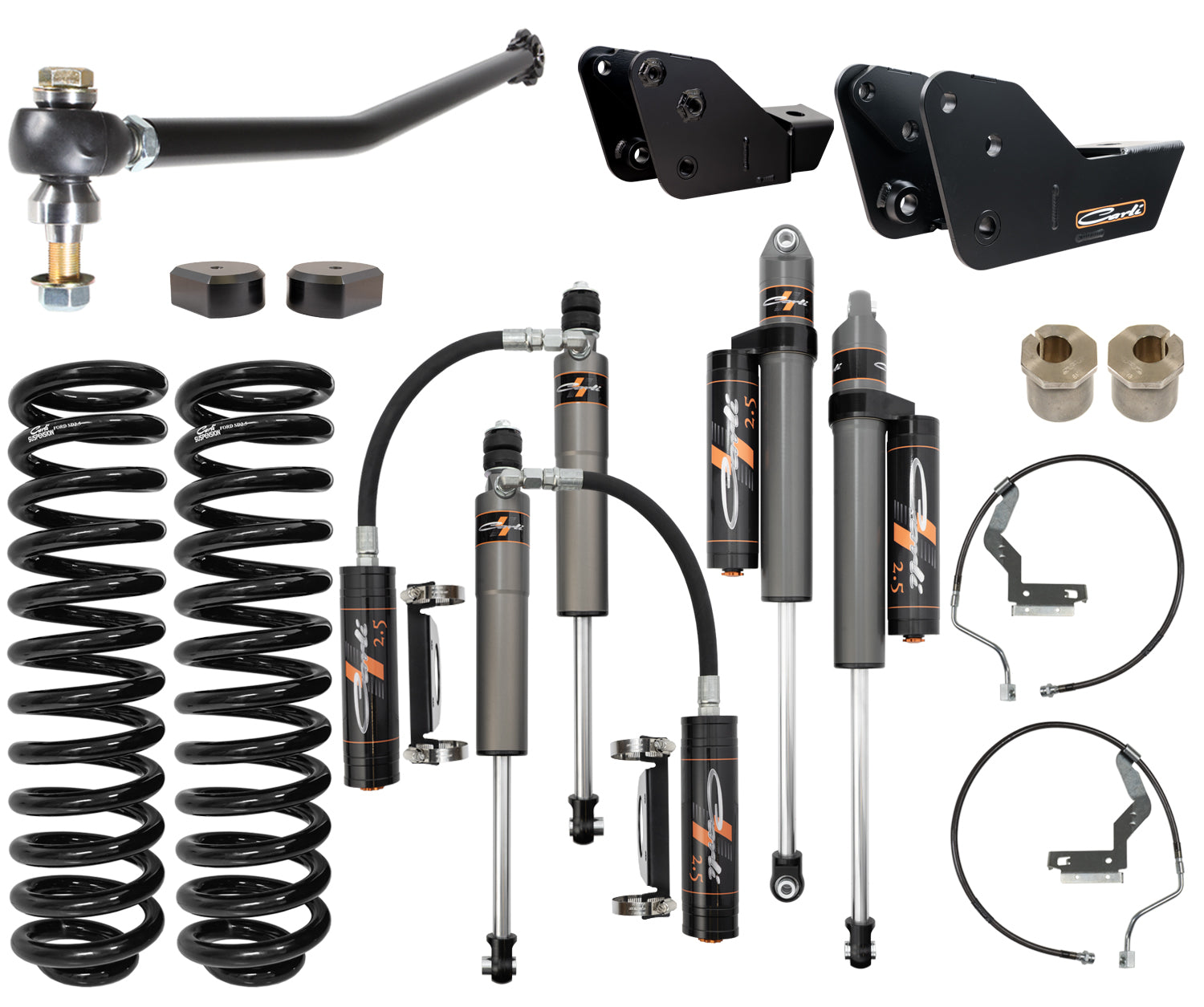 Carli 2023+ Ford Super Duty Pathfinder 2.5 Level Height Suspension System