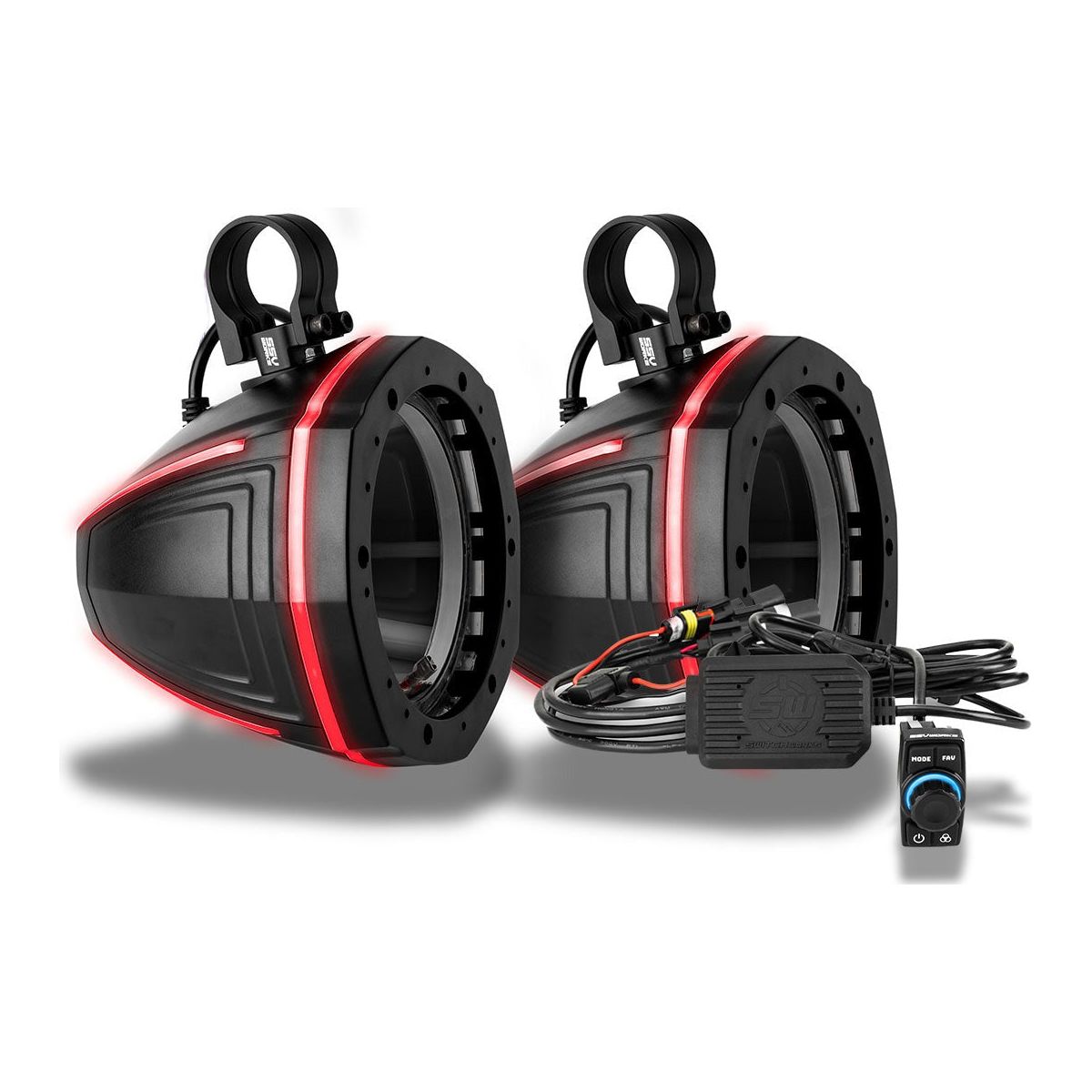 Universal 6.5" Cage Mounted RGB Speaker Pods