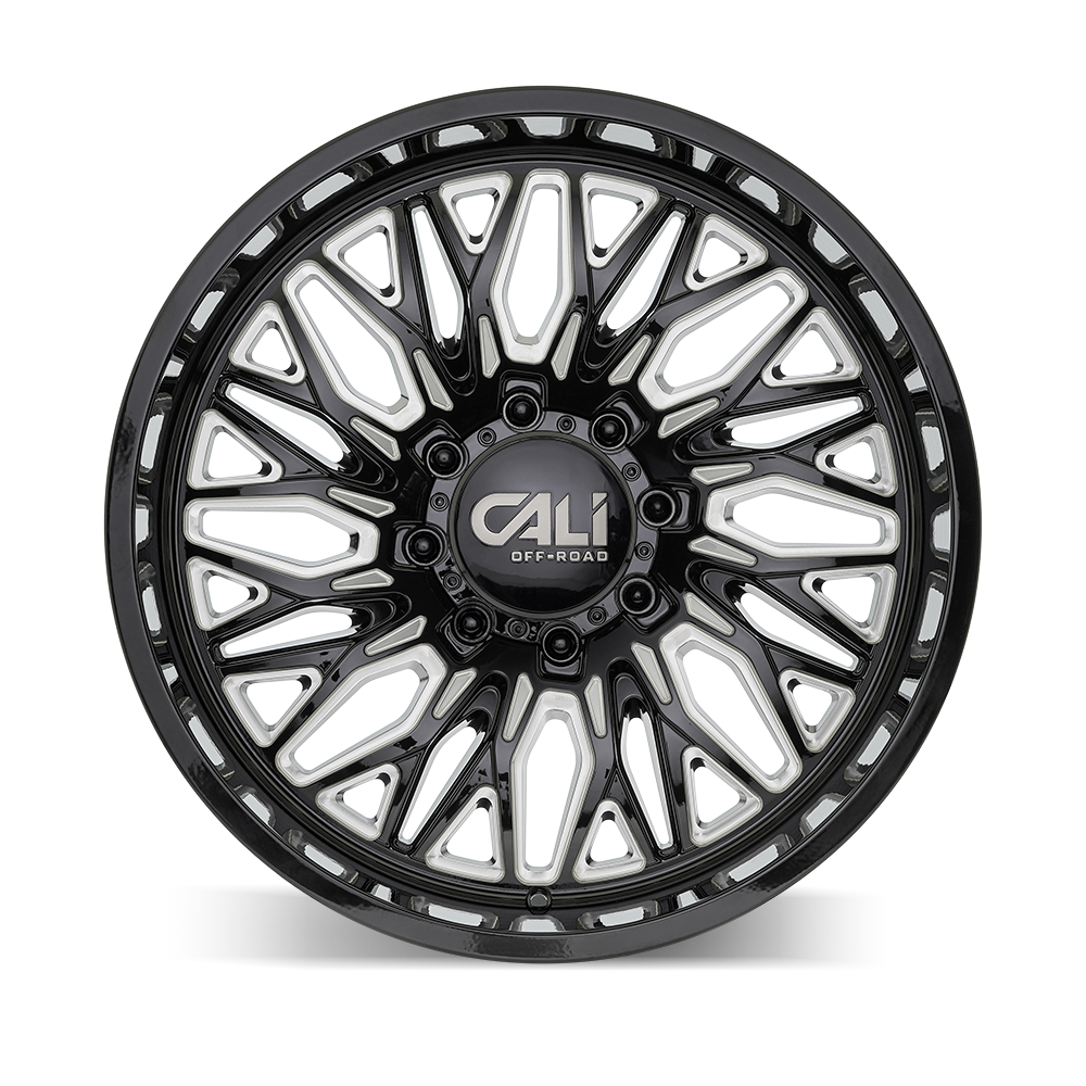 CALI OFF-ROAD CALI OFF-ROAD CRUSHER 9118 GLOSS BLACK MILLED 22X10 8-170 -19MM 125.2MM